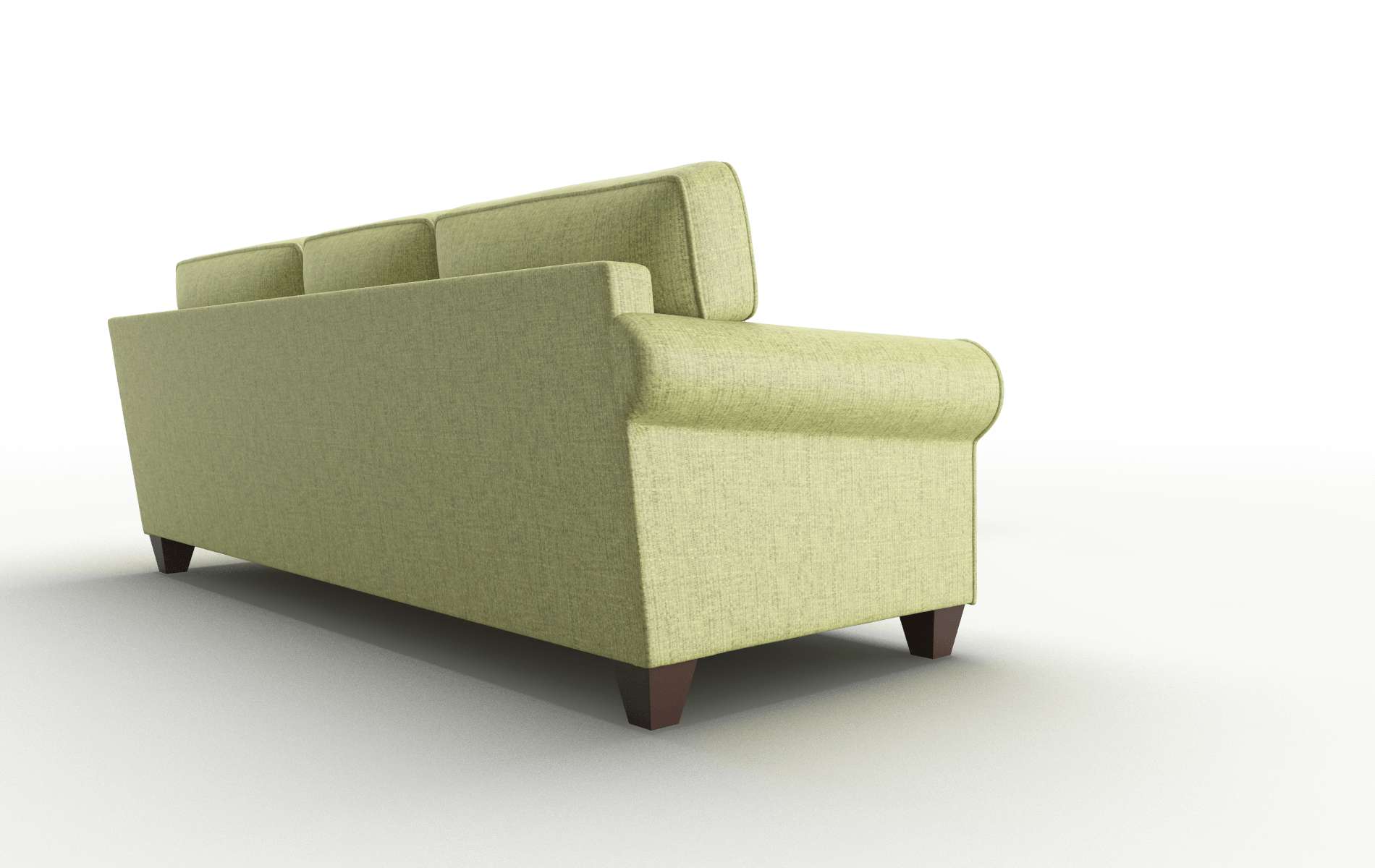 Augusta Notion Appletini Sectional espresso legs 3