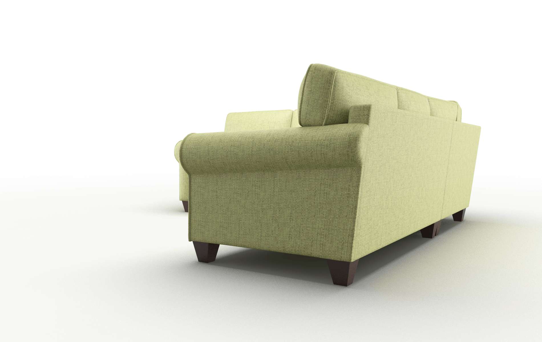 Augusta Notion Appletini Sectional espresso legs 4