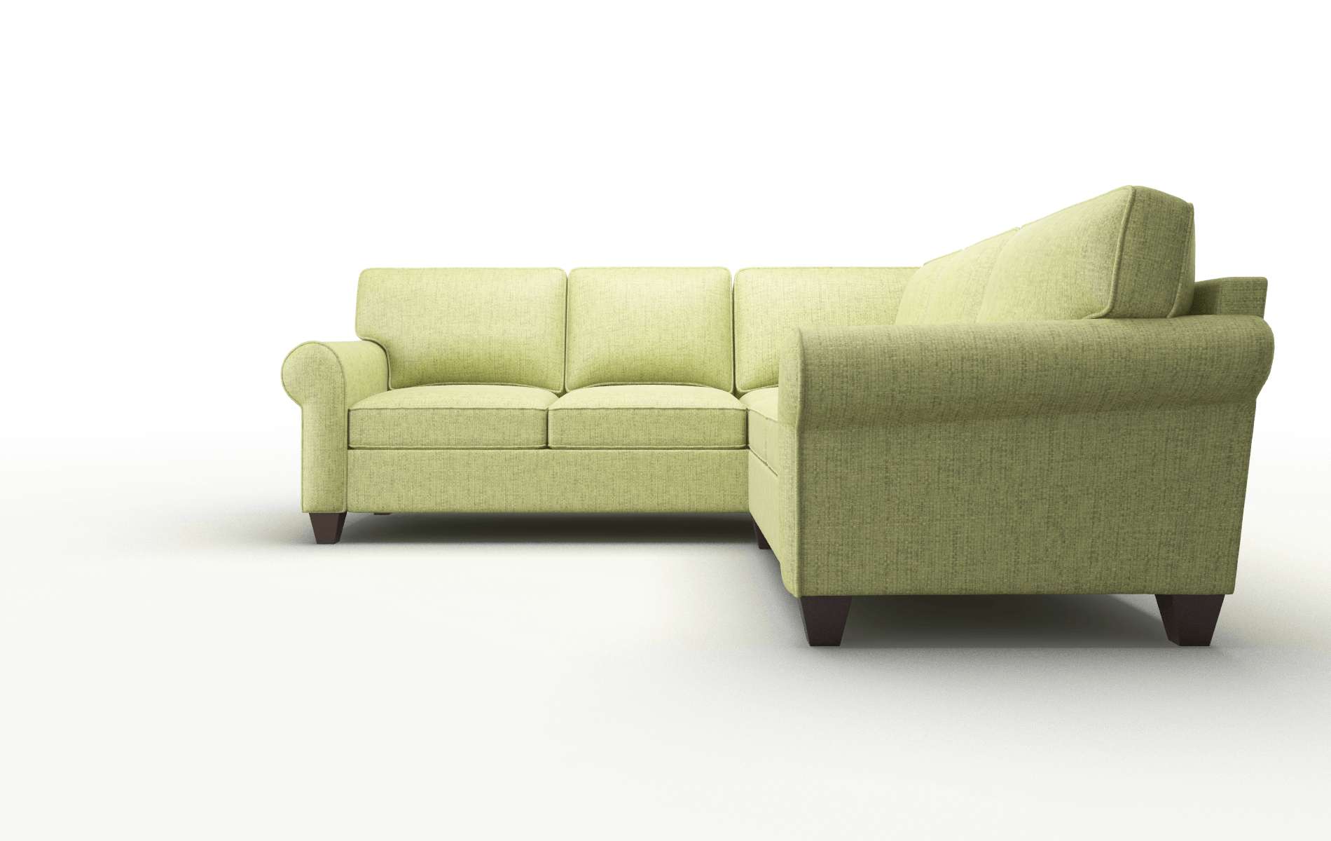 Augusta Notion Appletini Sectional espresso legs 5