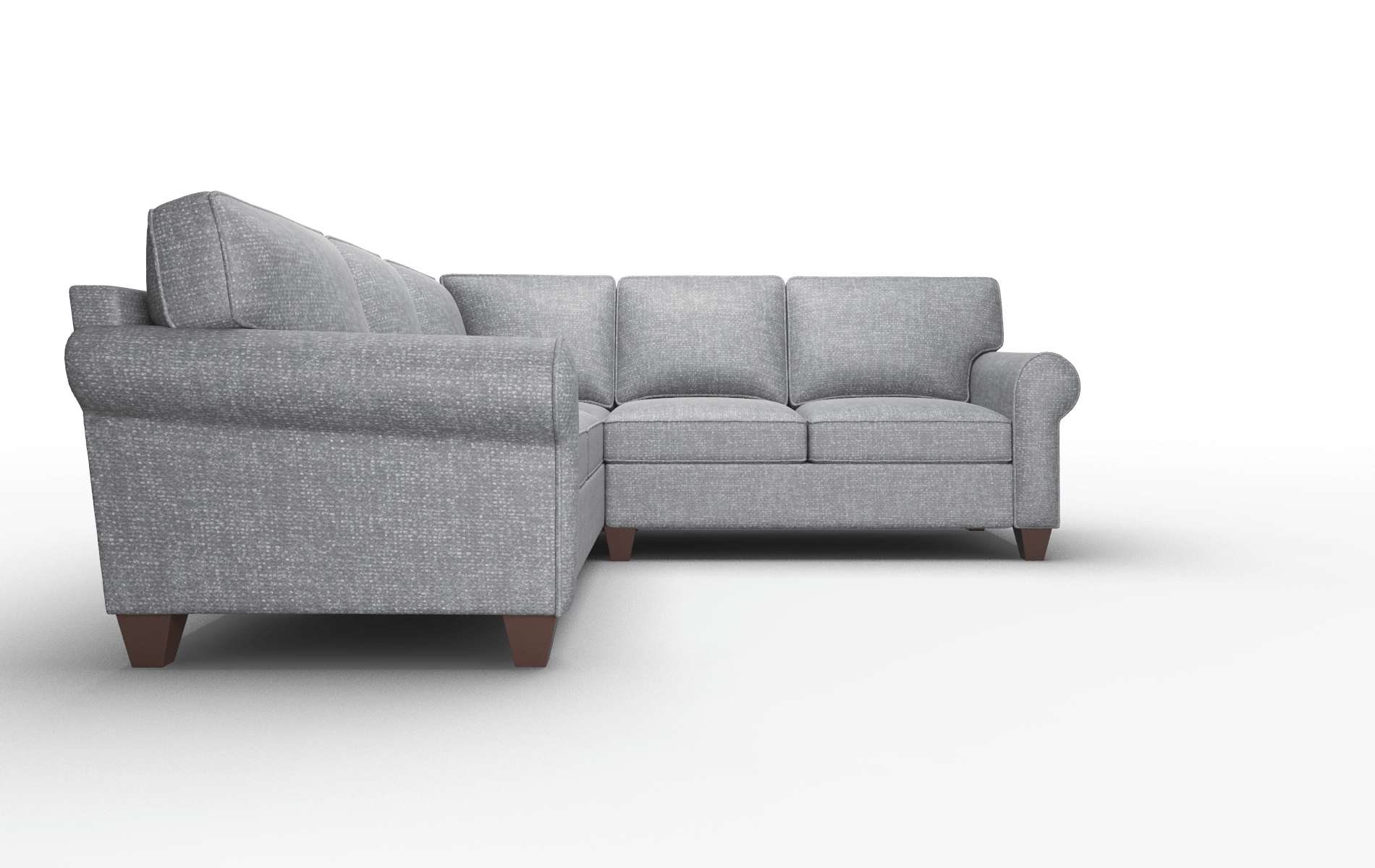 Augusta Notion Graphite Sectional espresso legs 2