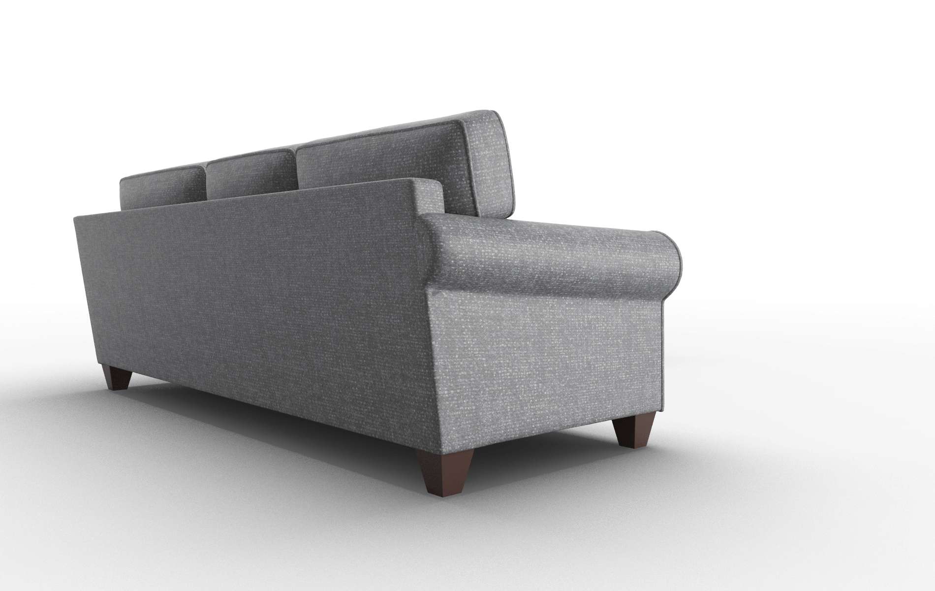Augusta Notion Graphite Sectional espresso legs 3