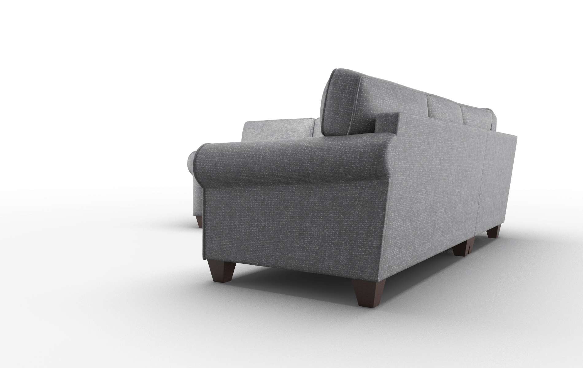 Augusta Notion Graphite Sectional espresso legs 4