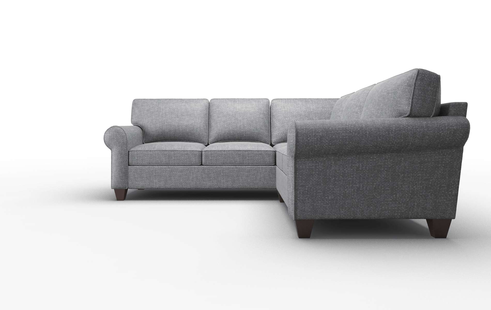 Augusta Notion Graphite Sectional espresso legs 5
