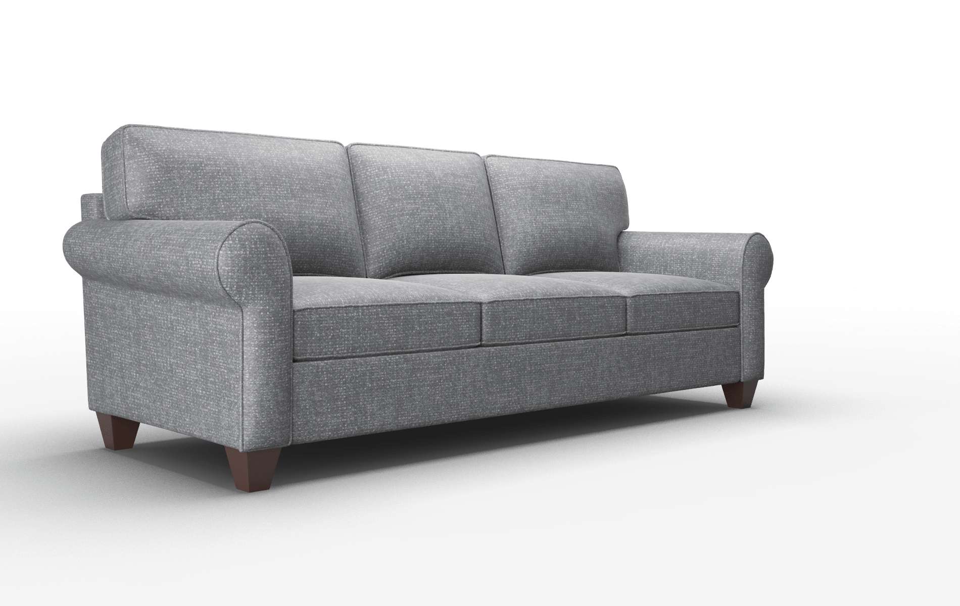 Augusta Notion Graphite Sofa espresso legs 2