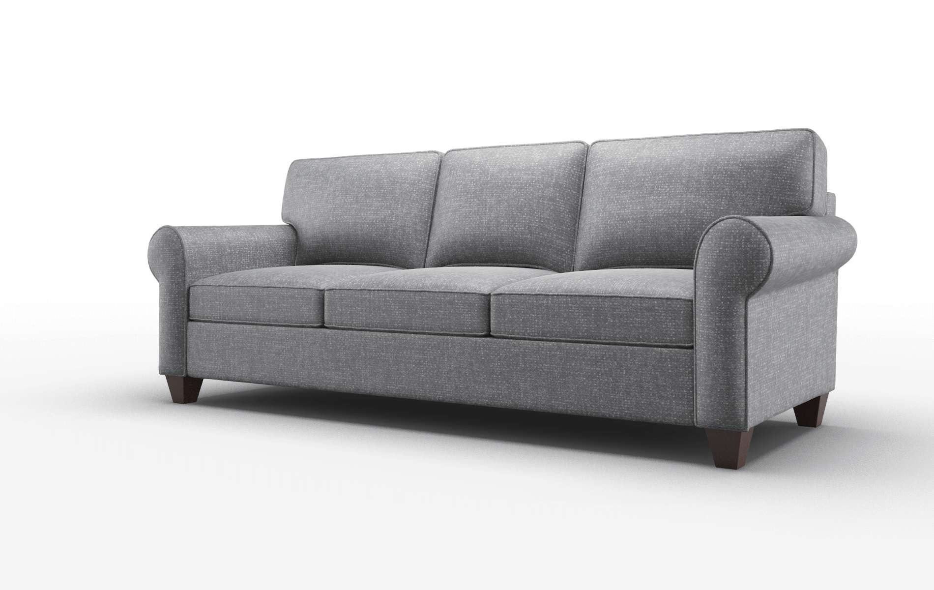 Augusta Notion Graphite Sofa espresso legs 4
