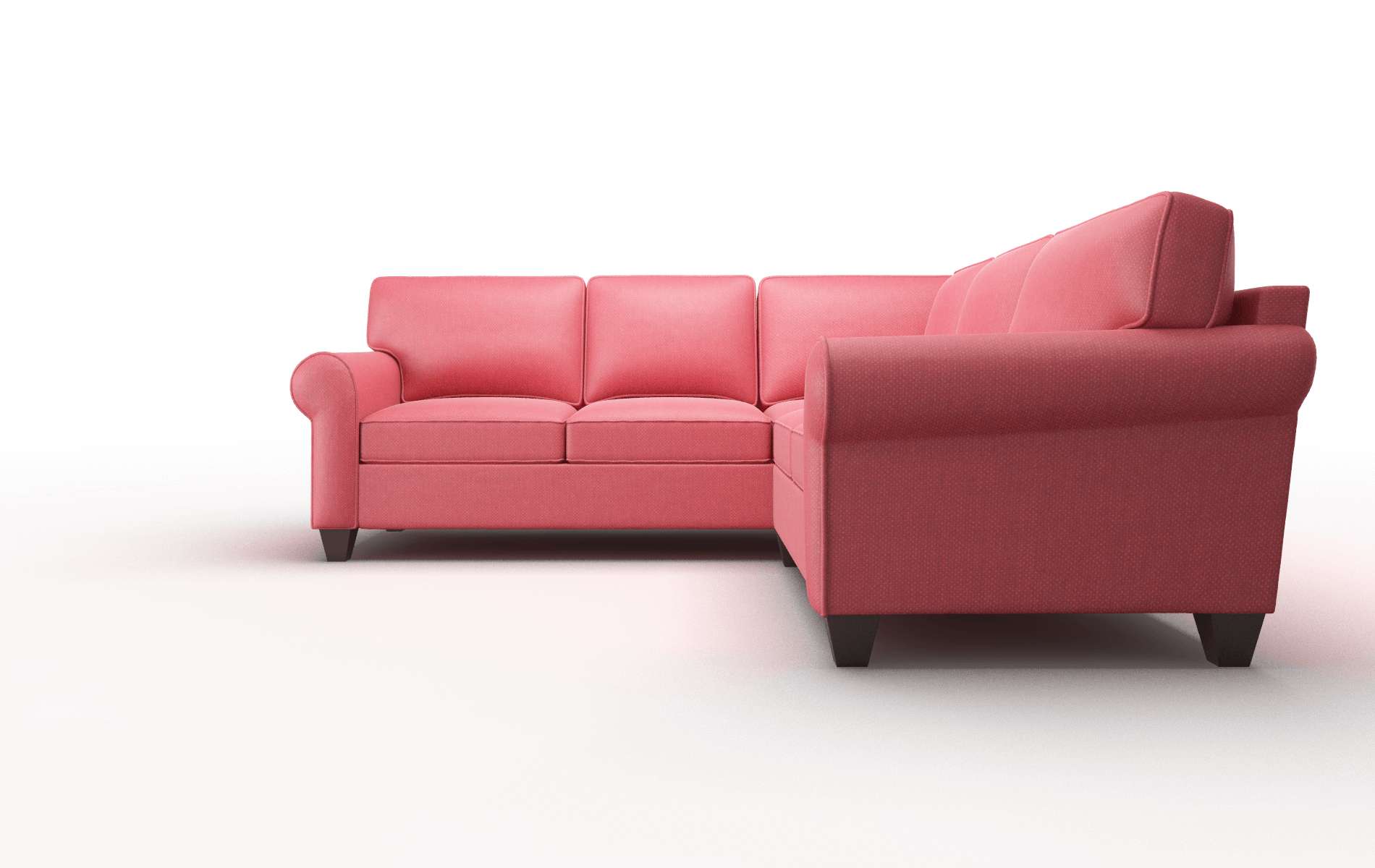 Augusta Pauline Ruby Sectional espresso legs 5