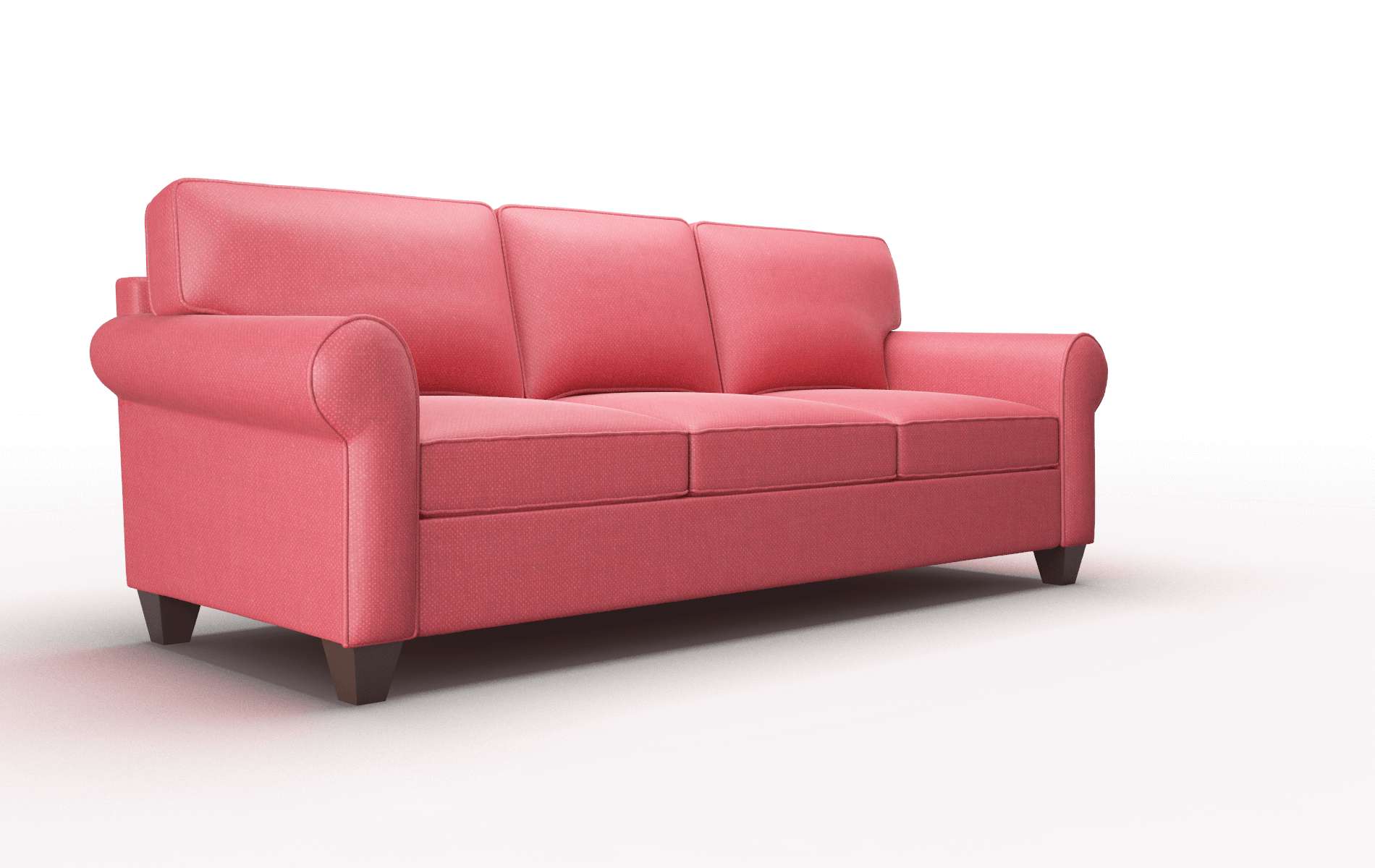 Augusta Pauline Ruby Sofa espresso legs 2