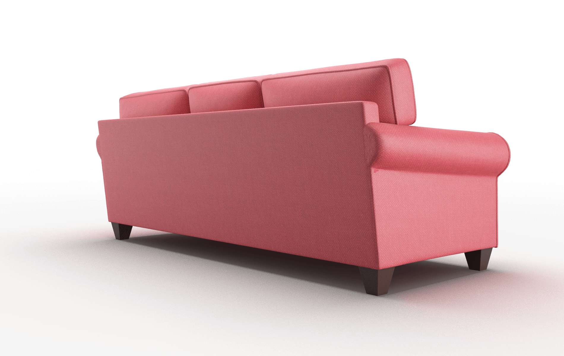 Augusta Pauline Ruby Sofa espresso legs 5