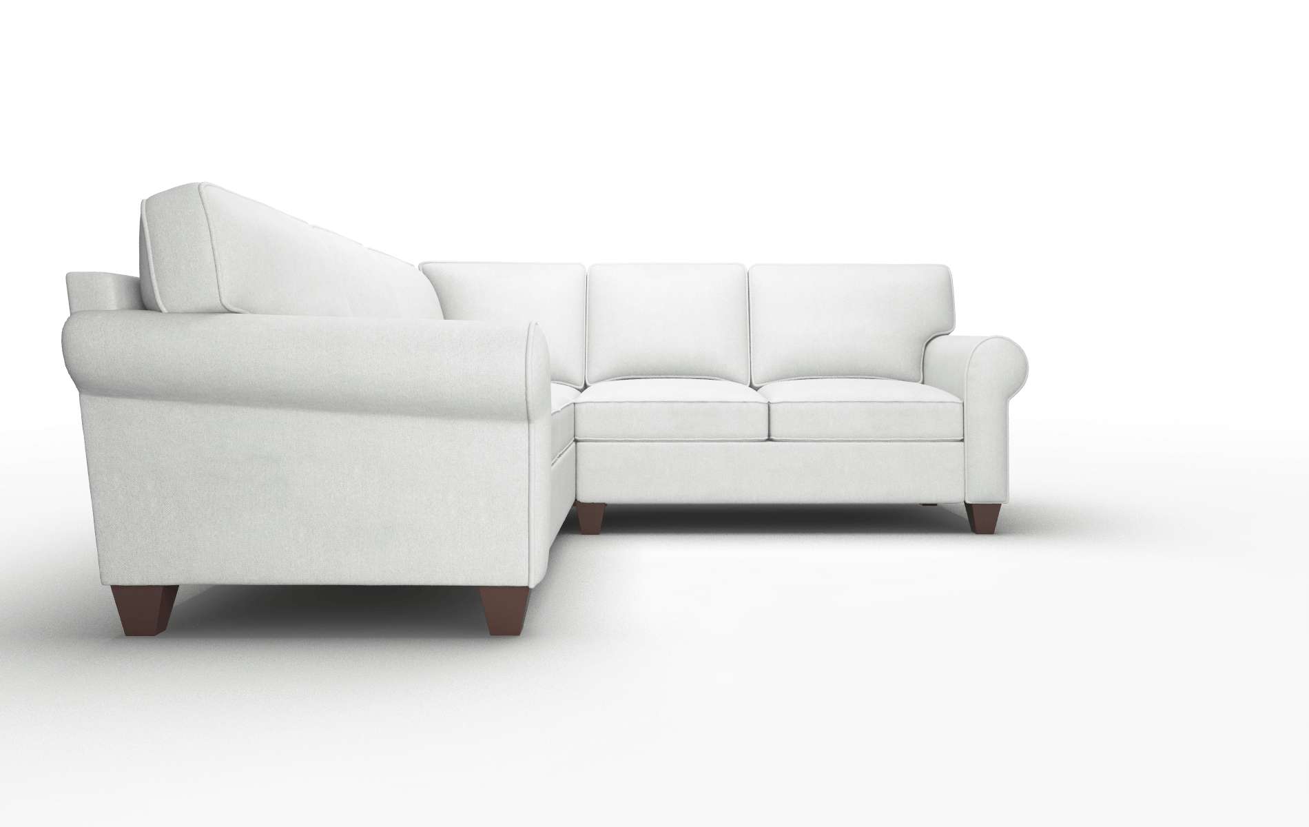 Augusta Prisma Steam Sectional espresso legs 2