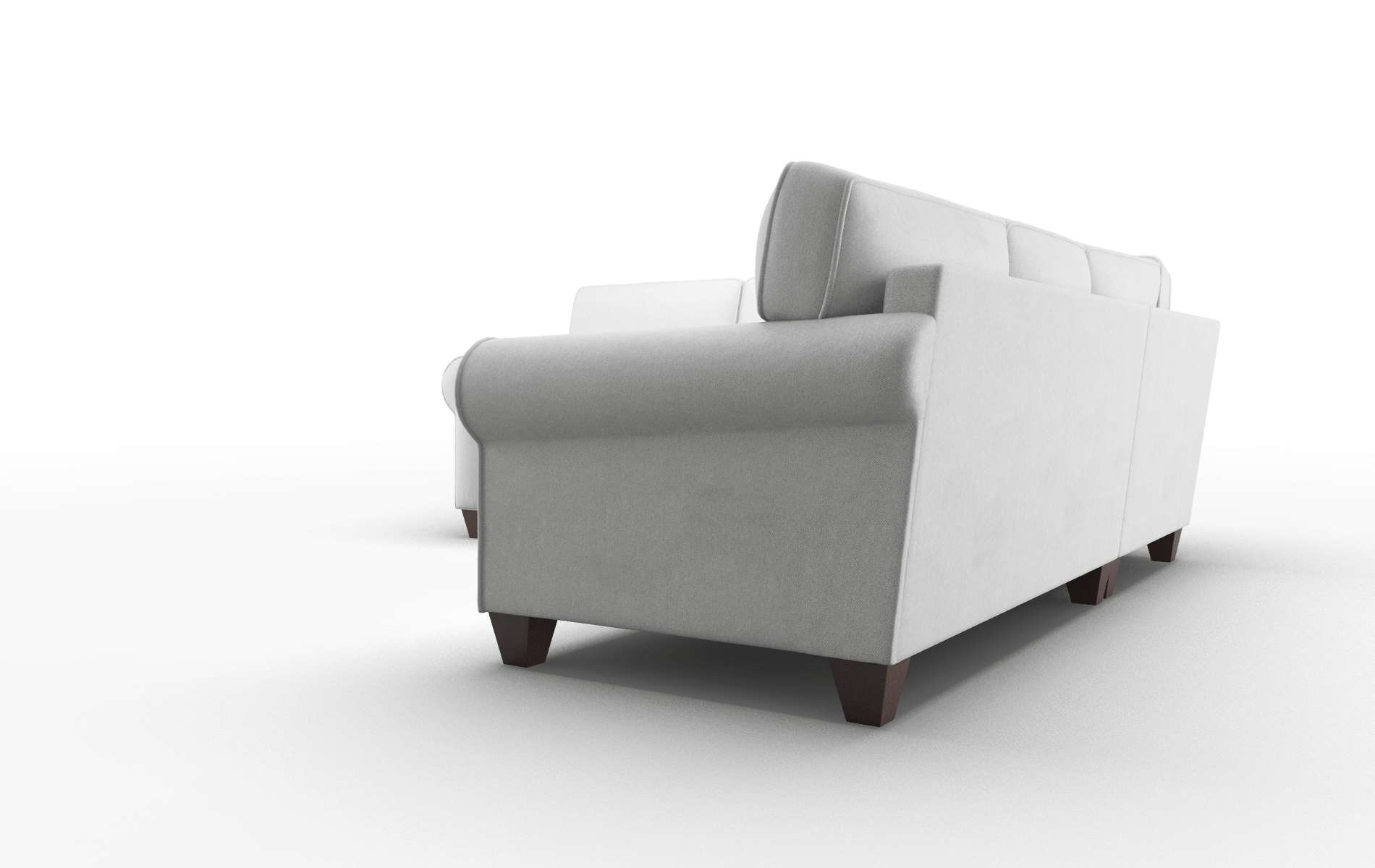 Augusta Prisma Steam Sectional espresso legs 4