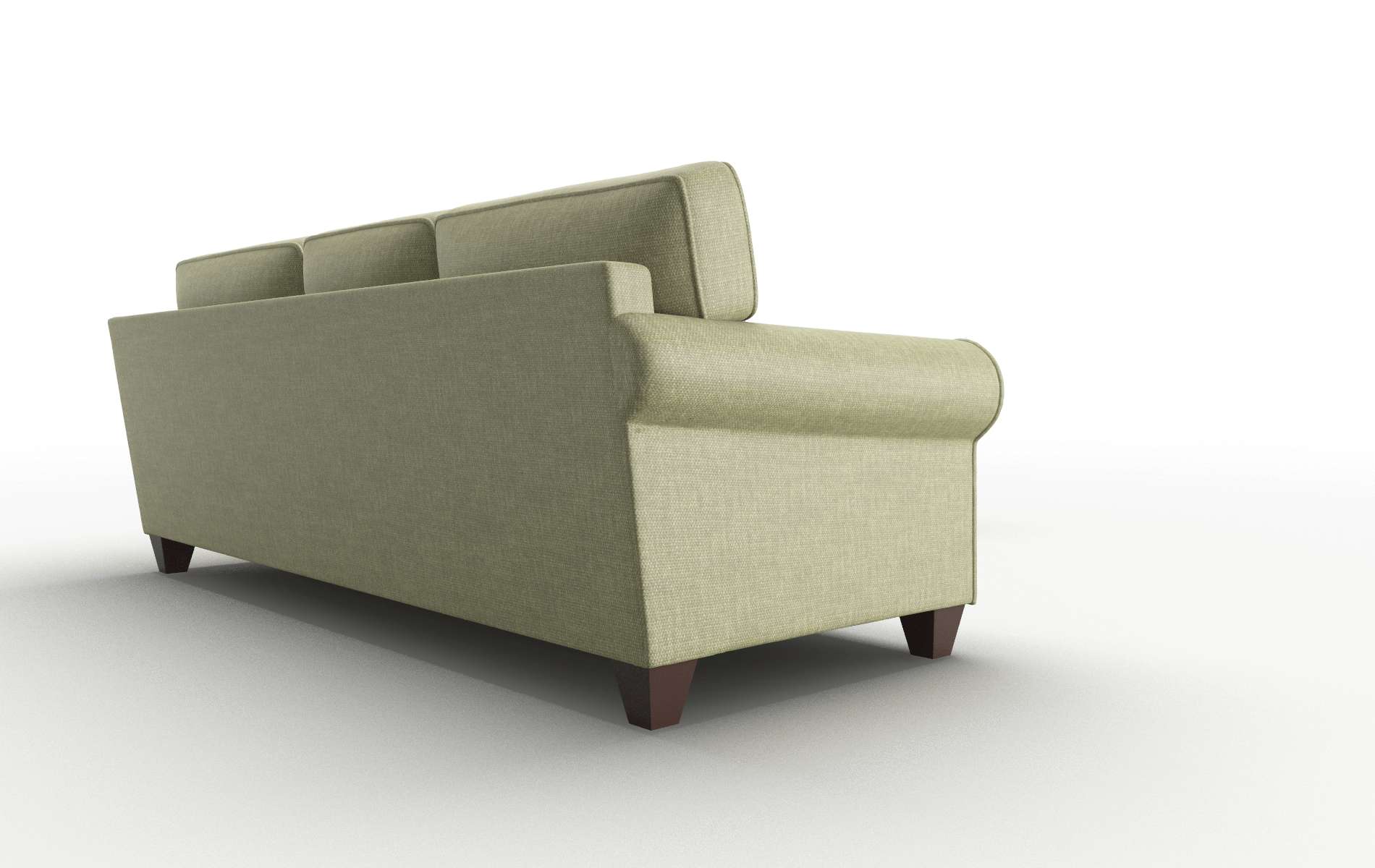 Augusta Rocket Evergreen Sectional espresso legs 3