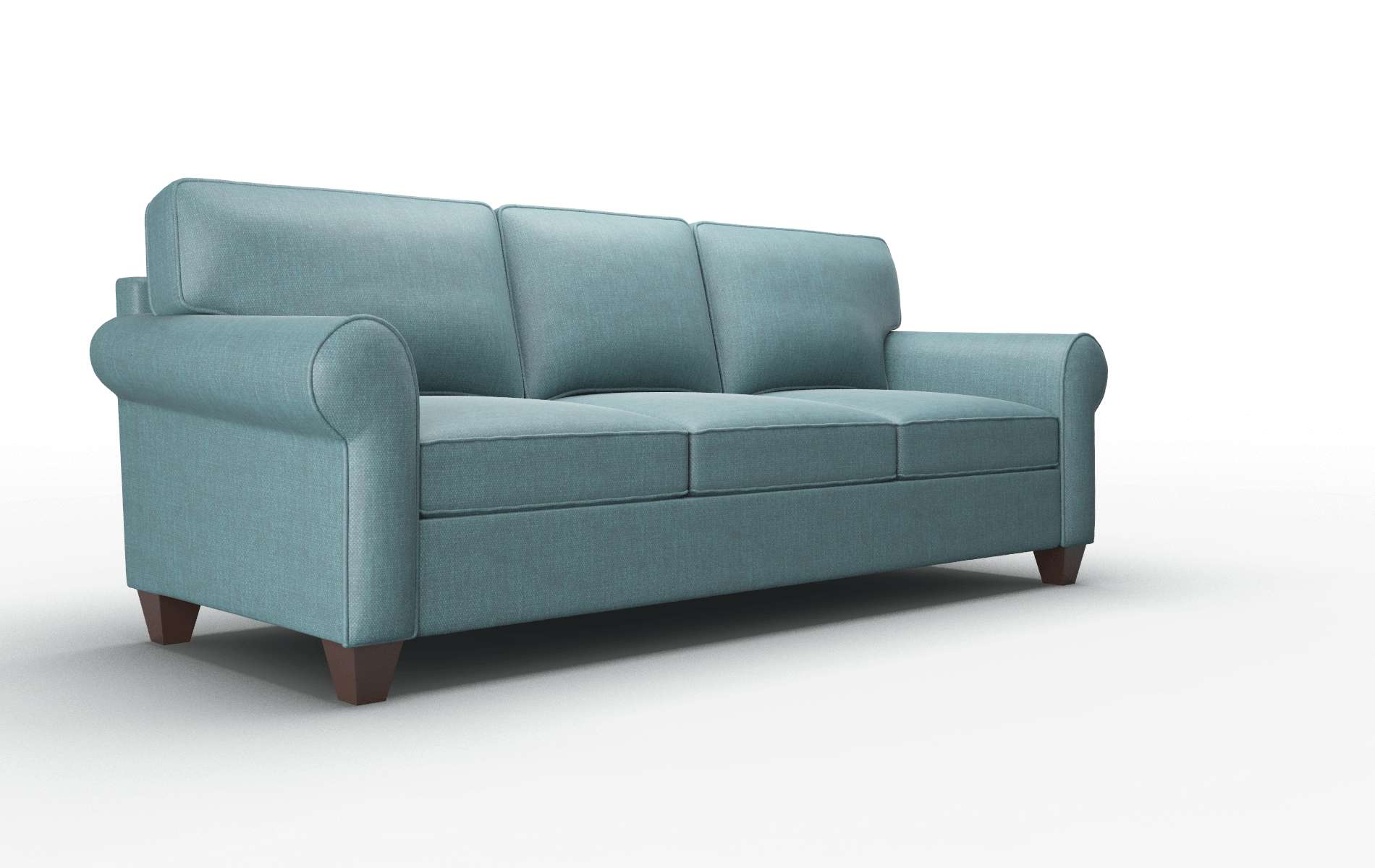 Augusta Rocket Peacock Sofa espresso legs 2