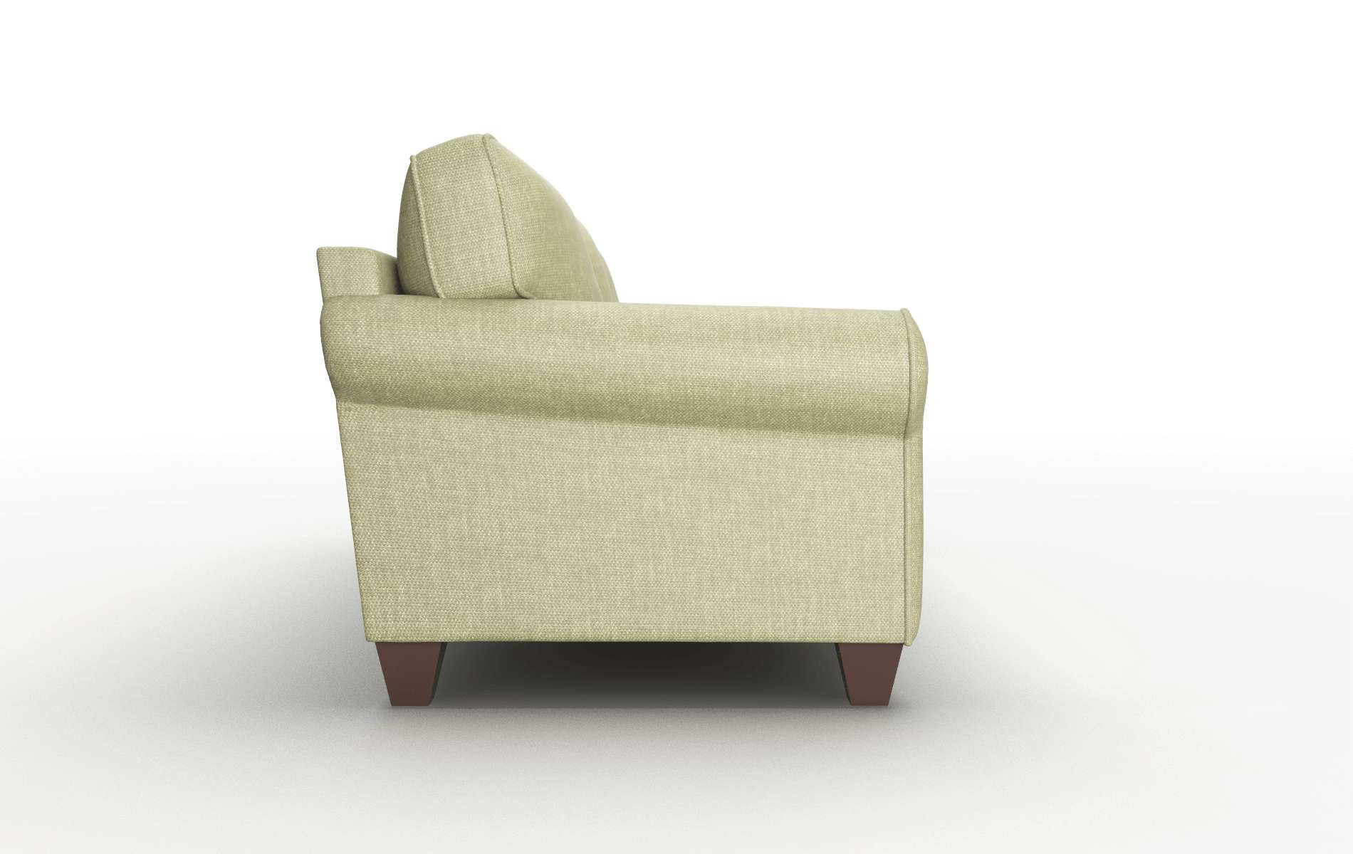 Augusta Simplex Sour_apple Sofa espresso legs 3