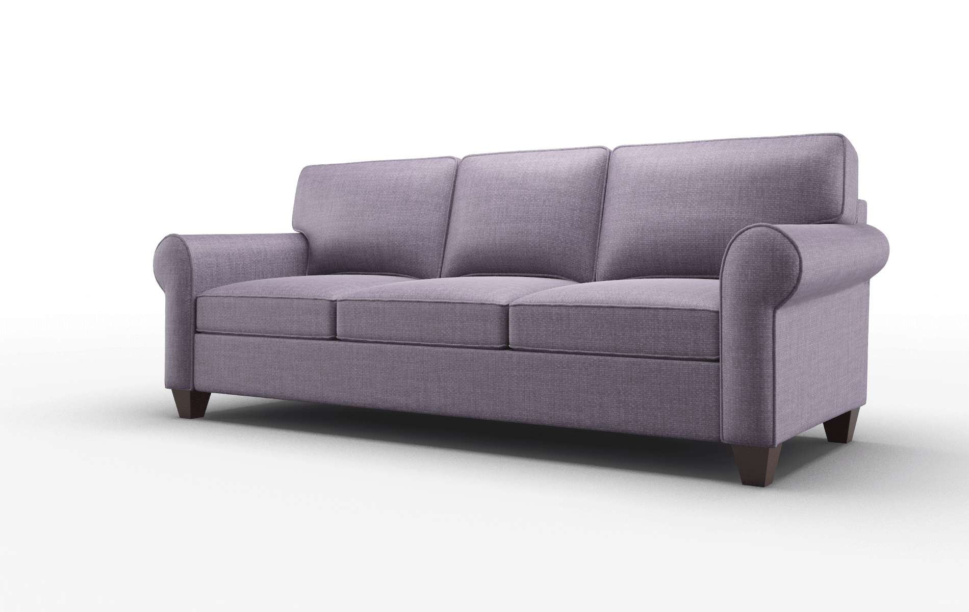 Augusta Tess Blackberry Sofa espresso legs 4