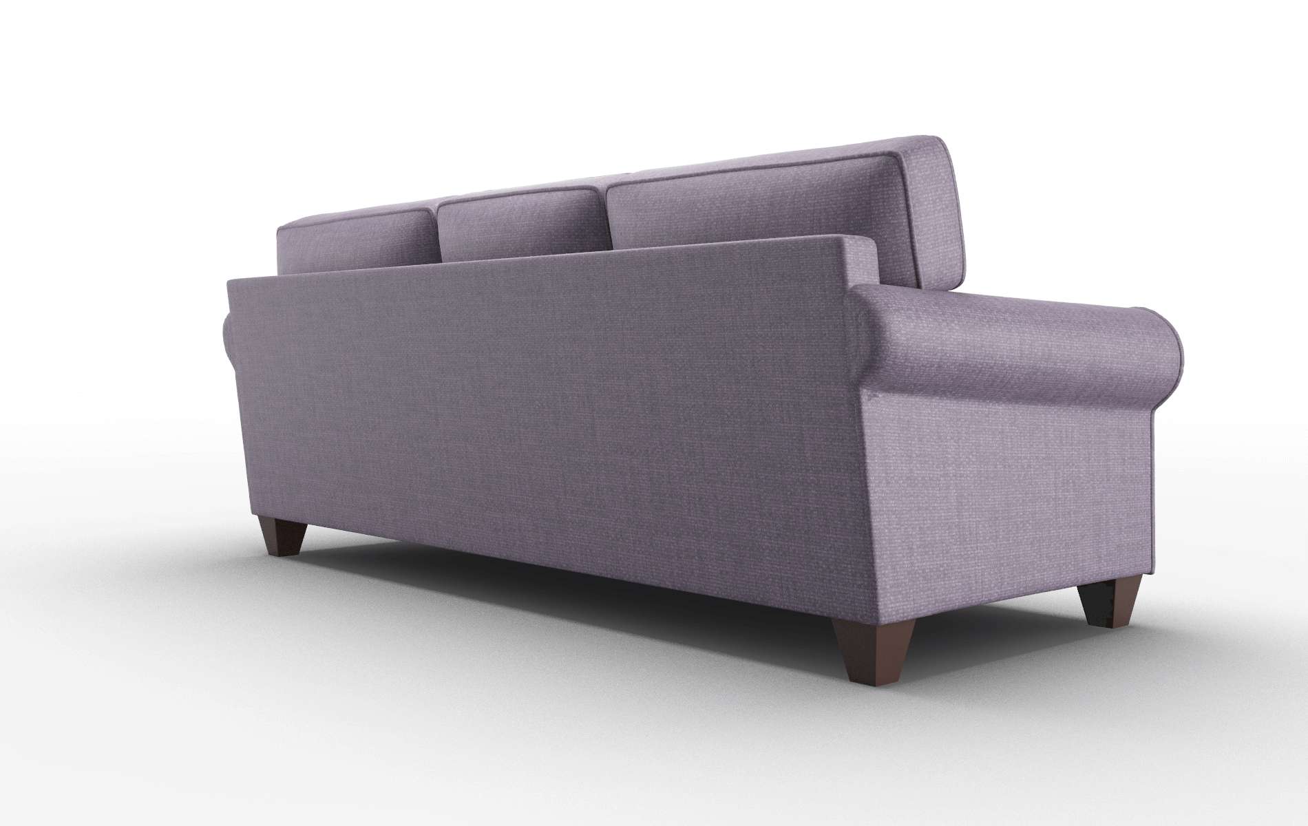 Augusta Tess Blackberry Sofa espresso legs 5