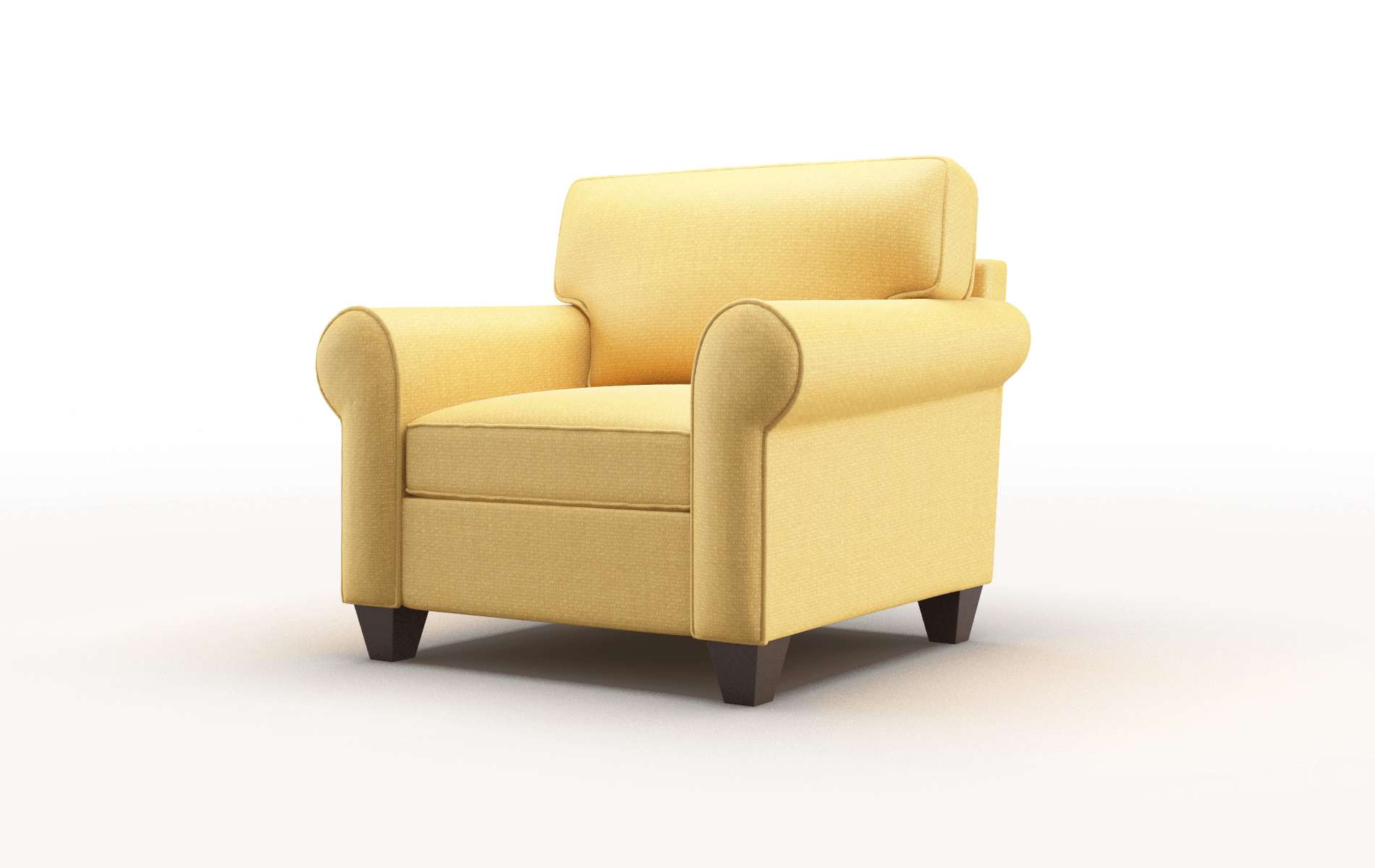 Augusta Tess Turmeric Chair espresso legs 4