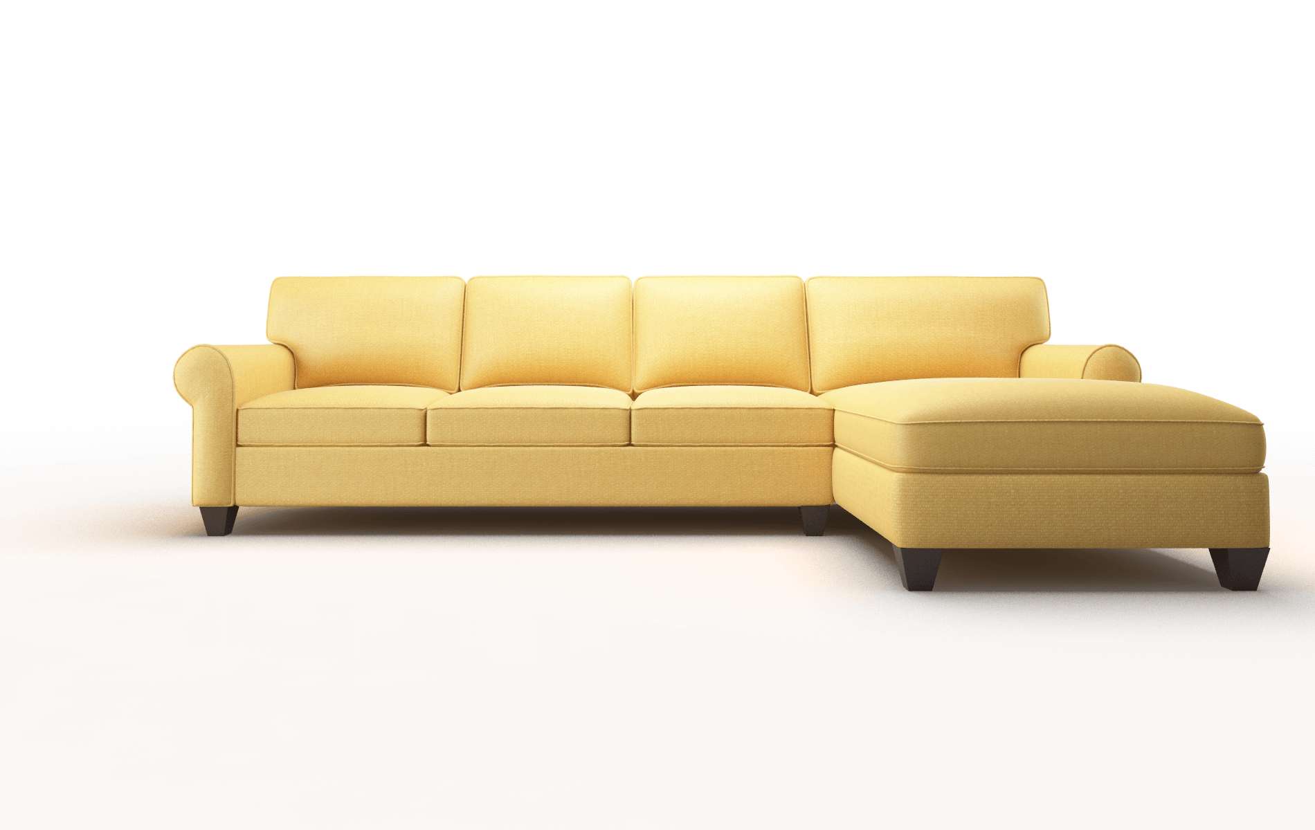 Augusta Tess Turmeric Panel espresso legs 1