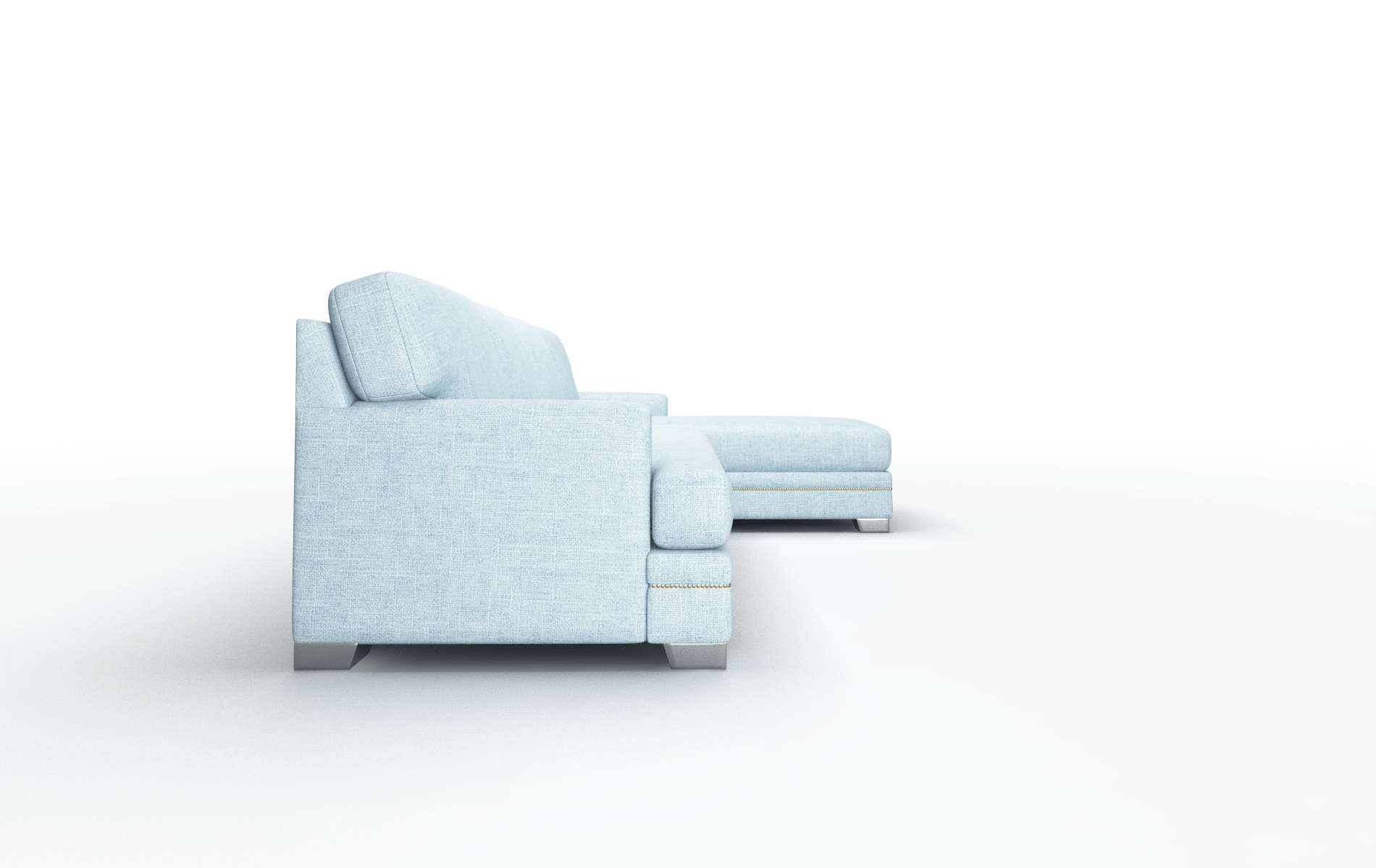 Barcelona Atlas Turquoise Panel metal legs 3