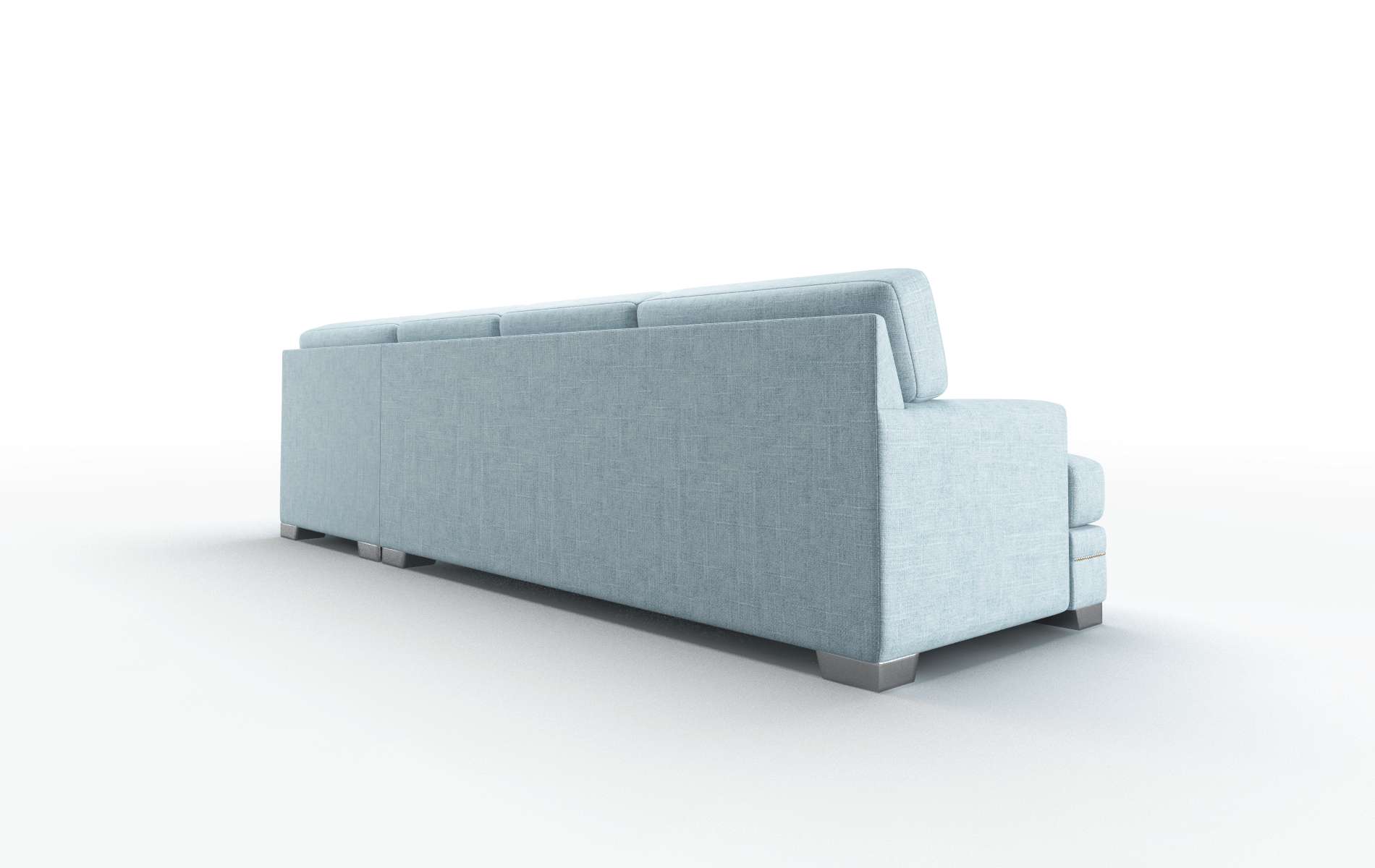 Barcelona Atlas Turquoise Panel metal legs 5