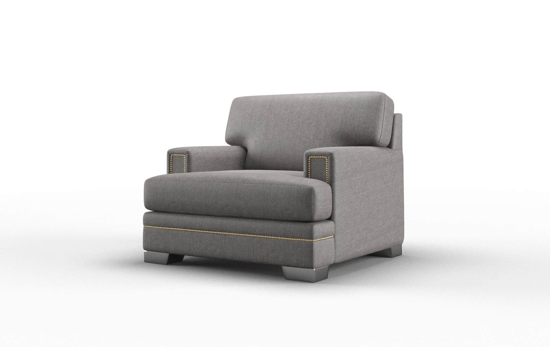 Barcelona Atlas_plz Silver Chair metal legs 4