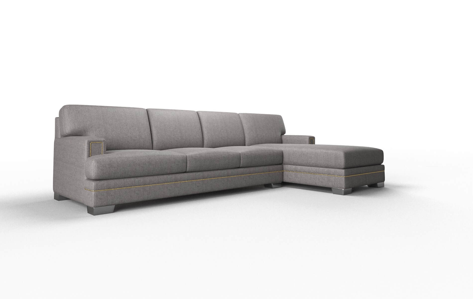 Barcelona Atlas_plz Silver Panel metal legs 2