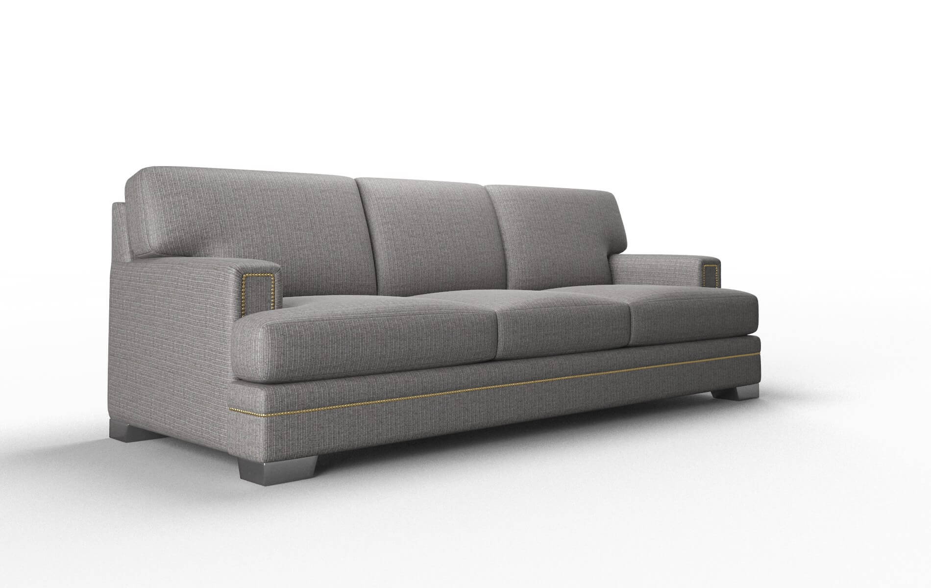 Barcelona Avenger Zinc Sofa metal legs 2