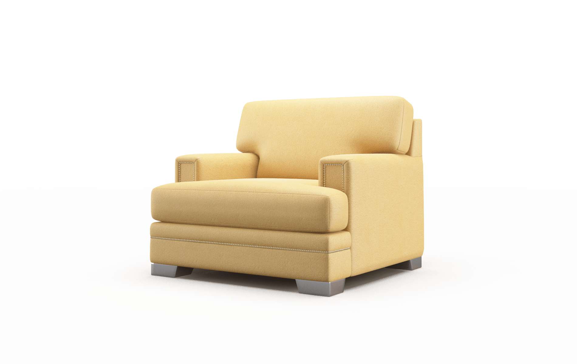 Barcelona Bella Amber Chair metal legs 4