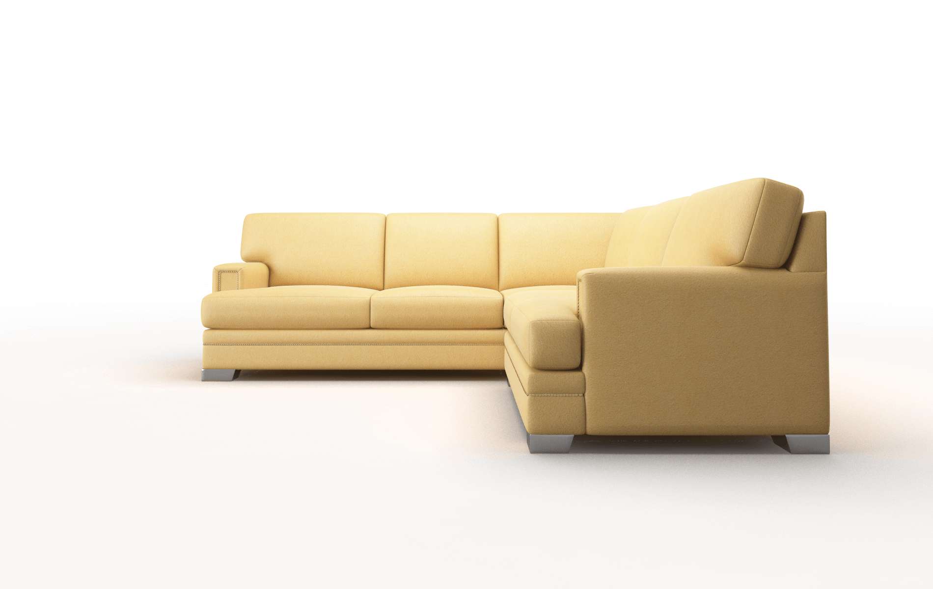 Barcelona Bella Amber Sectional metal legs 5