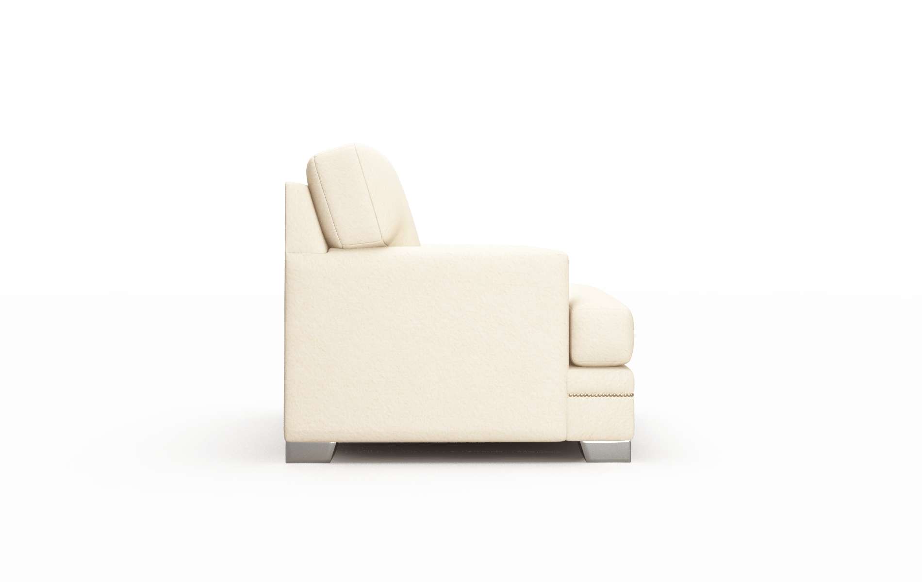 Barcelona Bella Buckwheat Chair metal legs 3