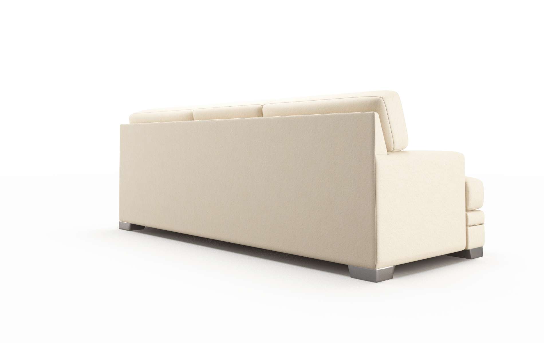 Barcelona Bella Buckwheat Sofa metal legs 5