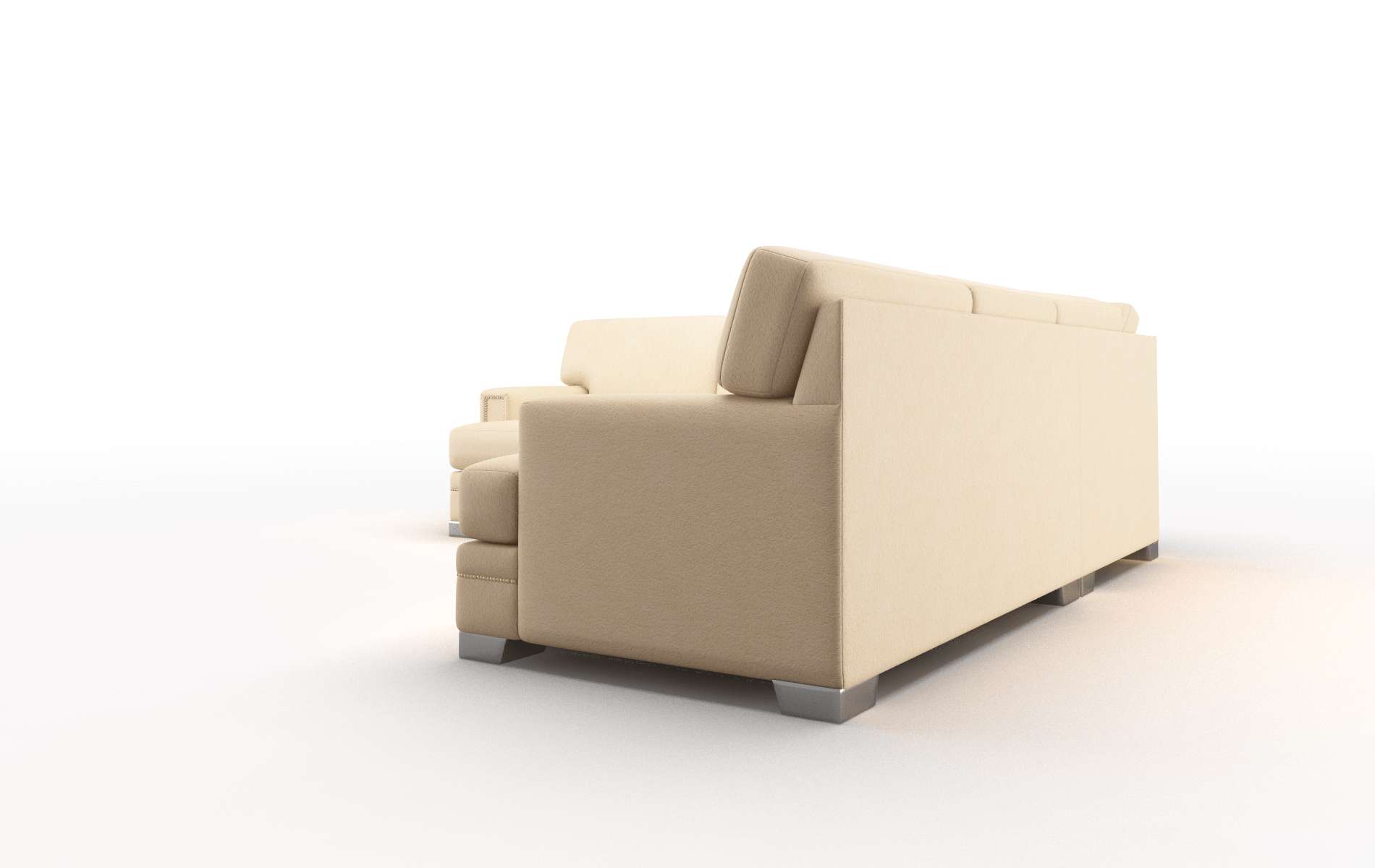 Barcelona Bella Coffee Sectional metal legs 4