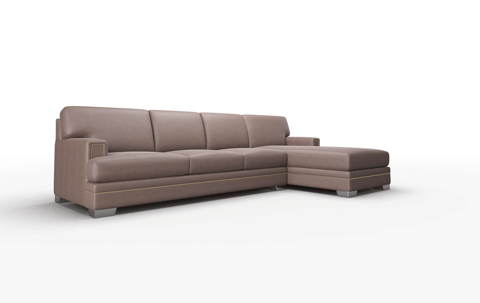 Barcelona Bella Espresso Panel metal legs 2