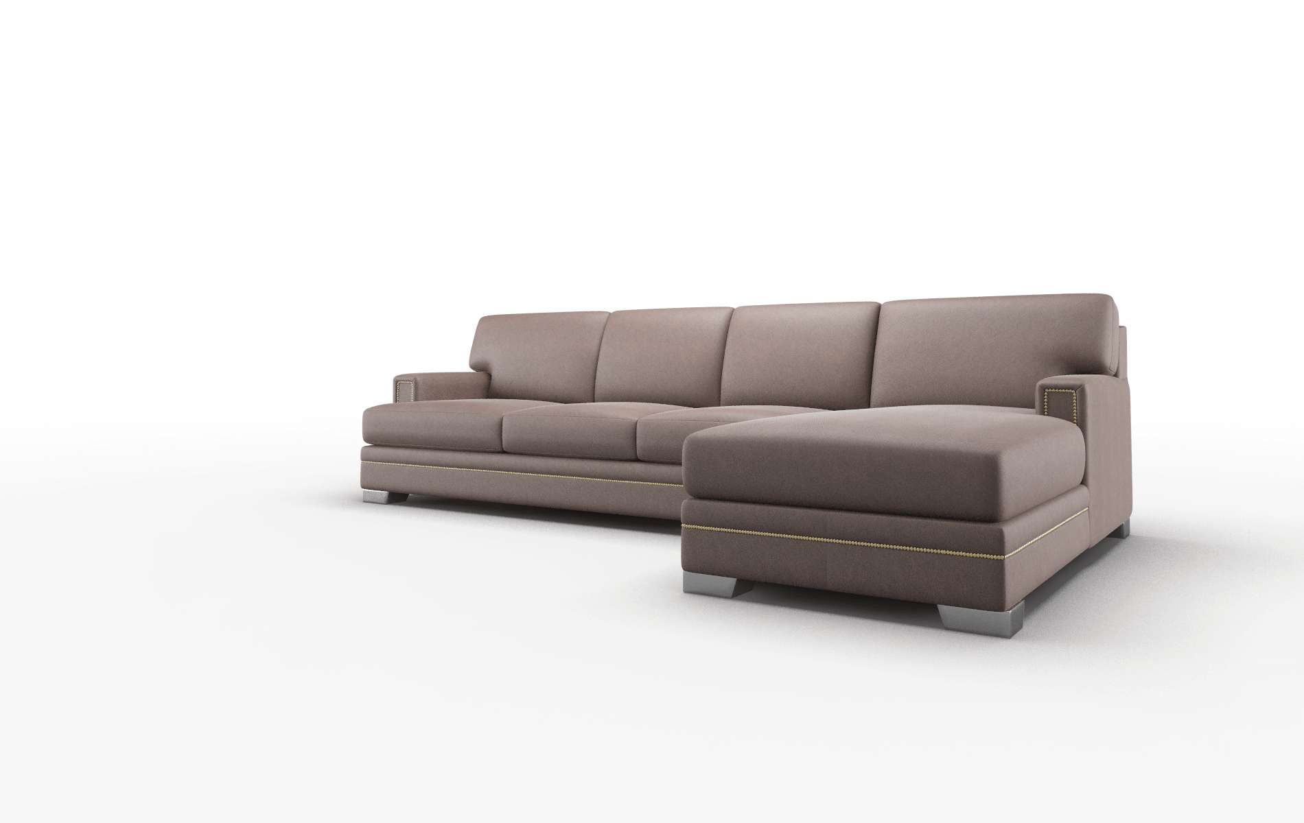 Barcelona Bella Espresso Panel metal legs 4