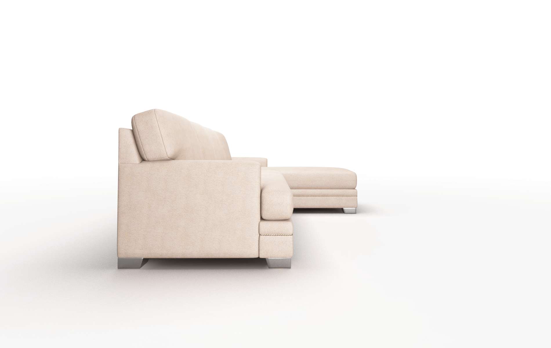 Barcelona Bella Pewter Panel metal legs 3