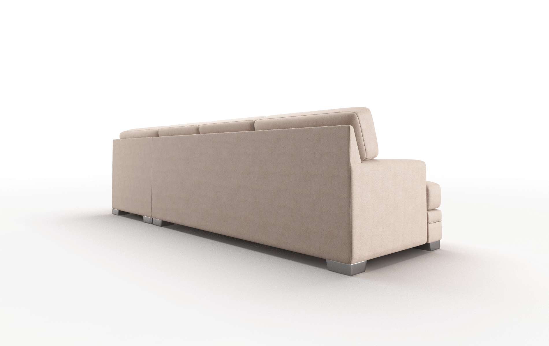 Barcelona Bella Pewter Panel metal legs 5