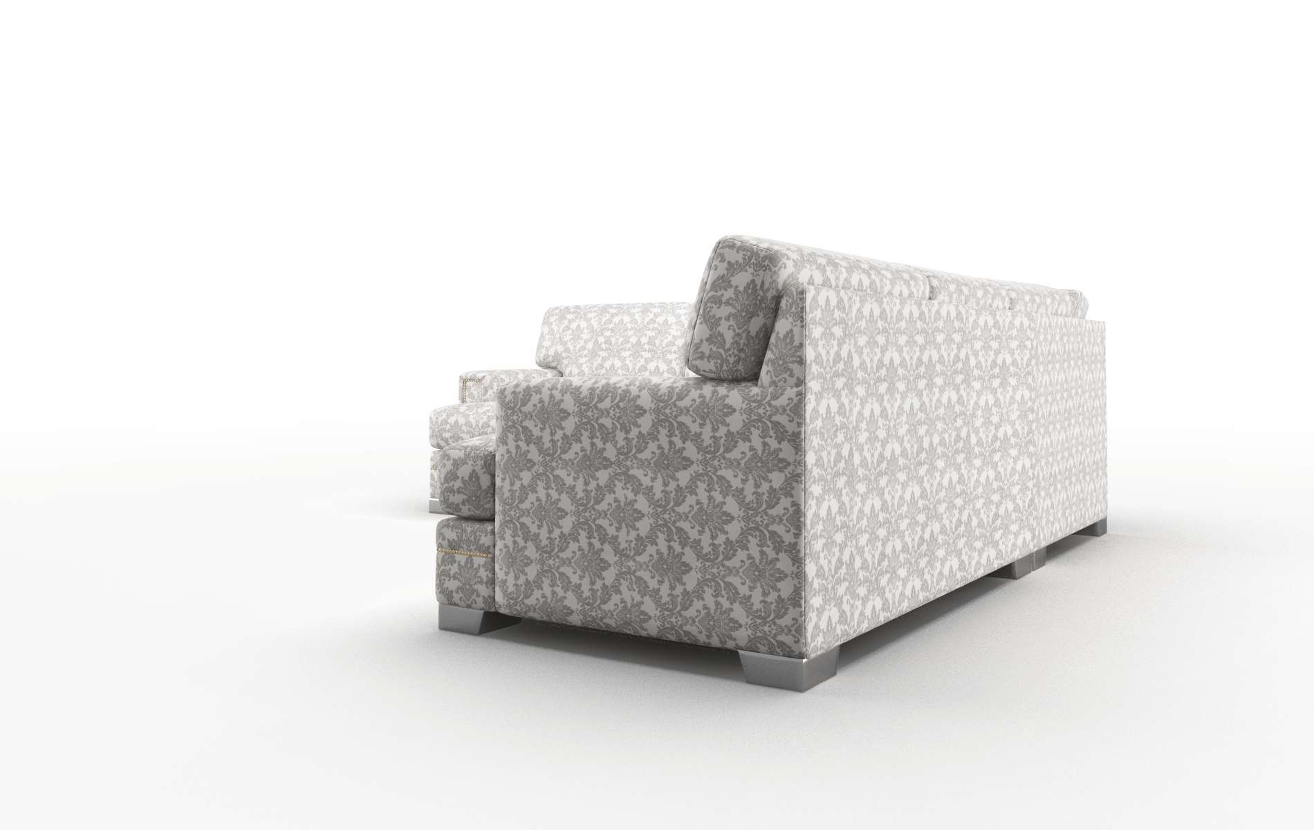 Barcelona Bergamo Dove Sectional metal legs 4