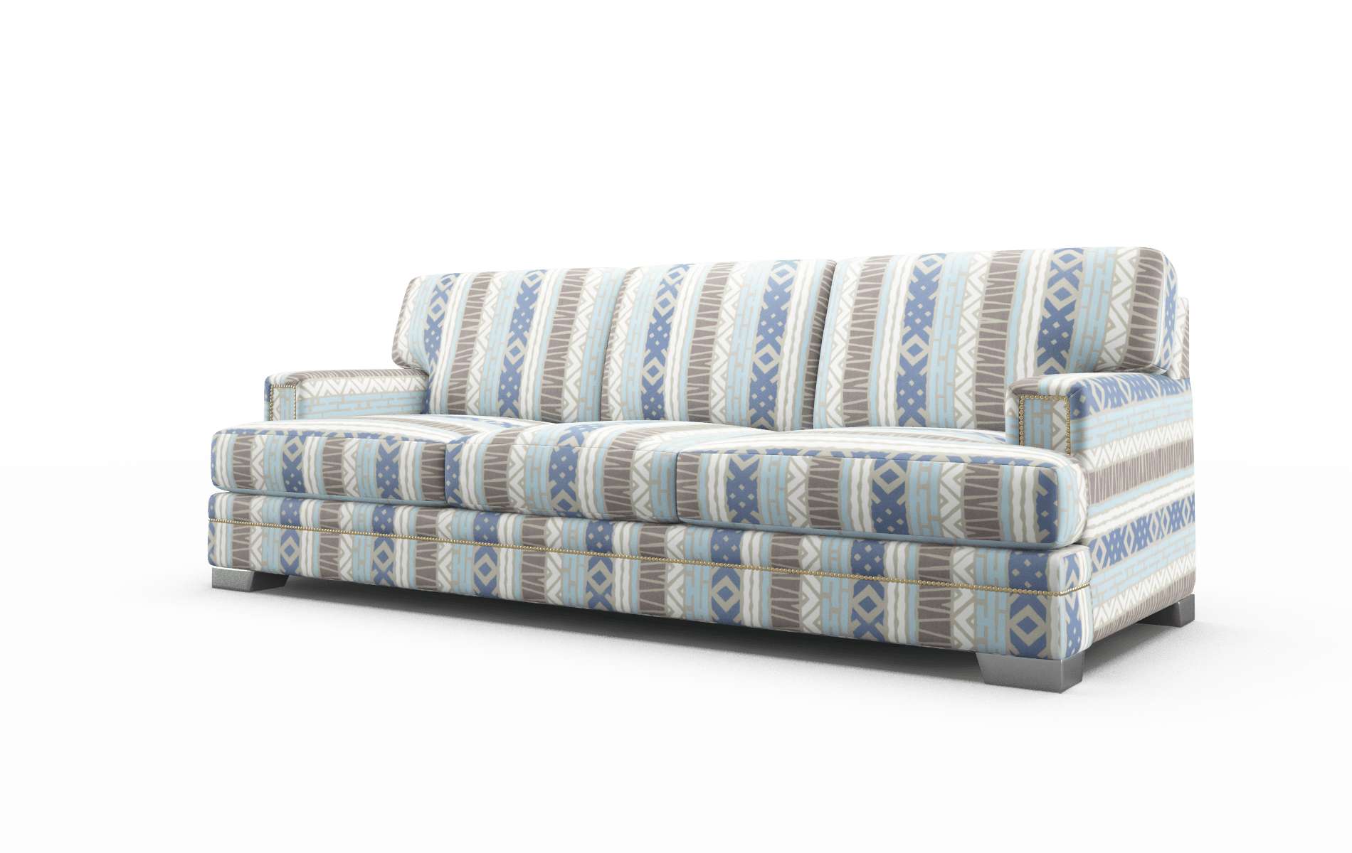 Barcelona Bodhi Indigo Sofa metal legs 4
