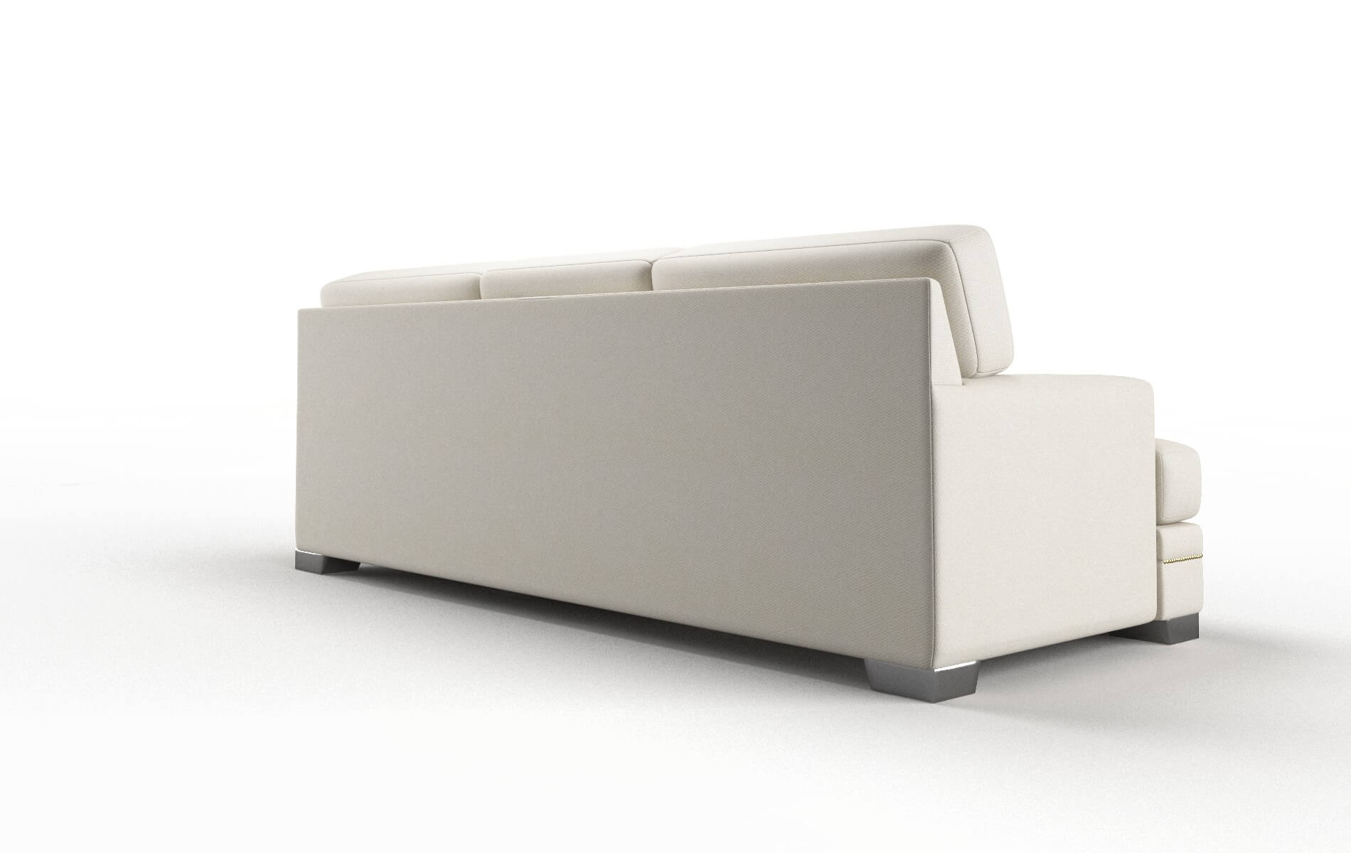 Barcelona Bungalow Ivory Sofa metal legs 5