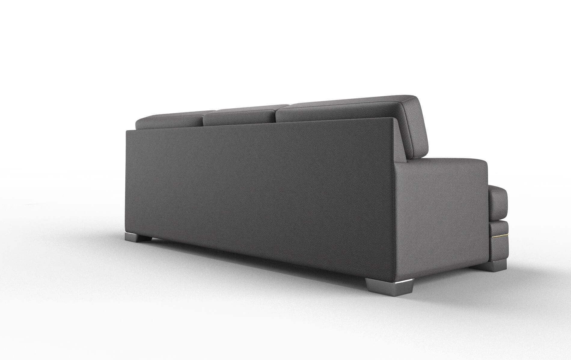 Barcelona Catalina Charcoal Sofa metal legs 5