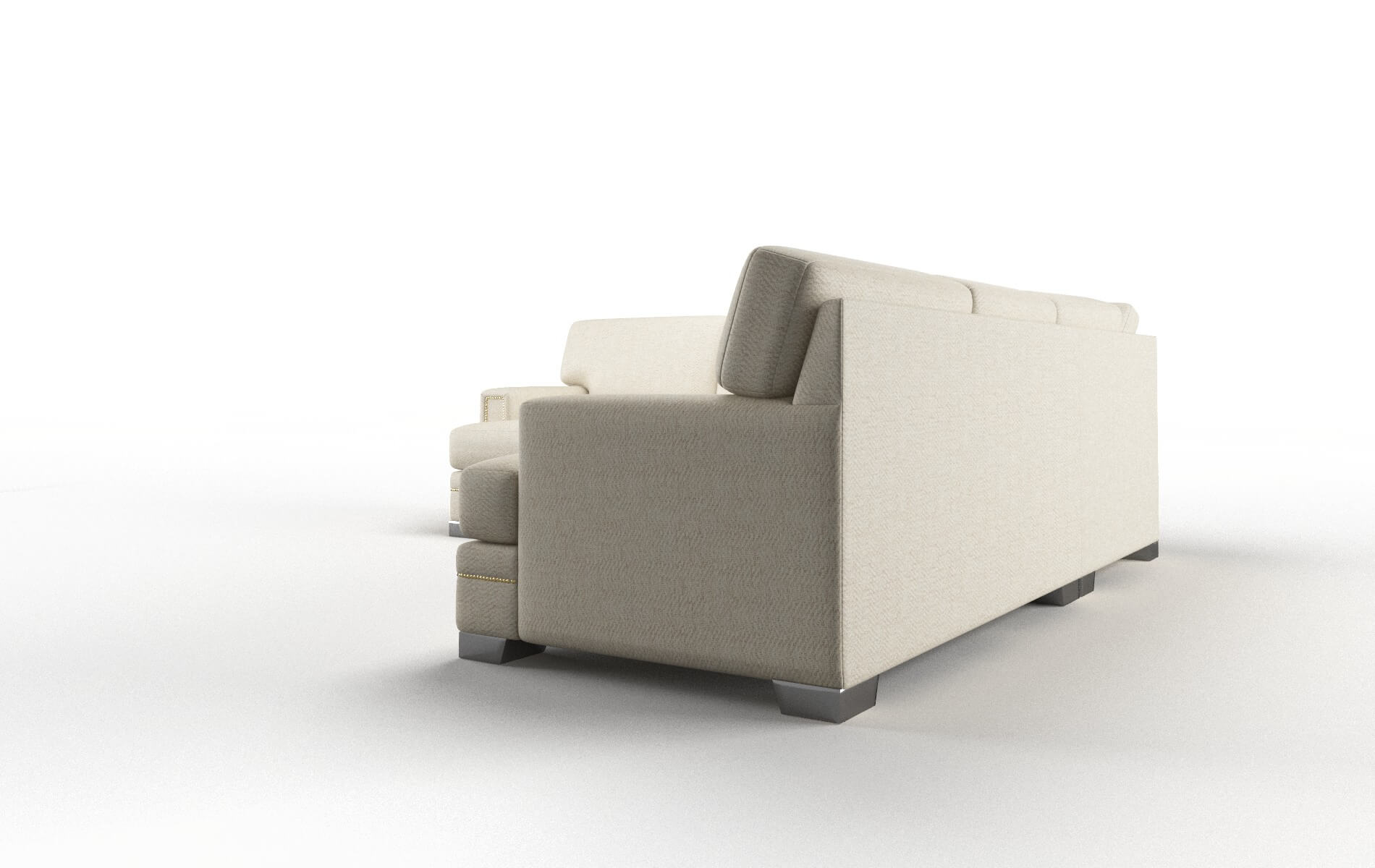 Barcelona Catalina Wheat Sectional metal legs 4