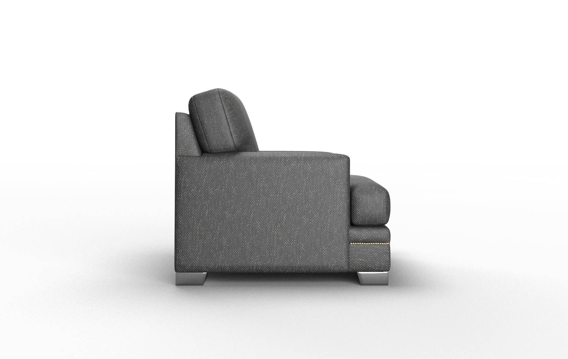 Barcelona Chance Denim Chair metal legs 3