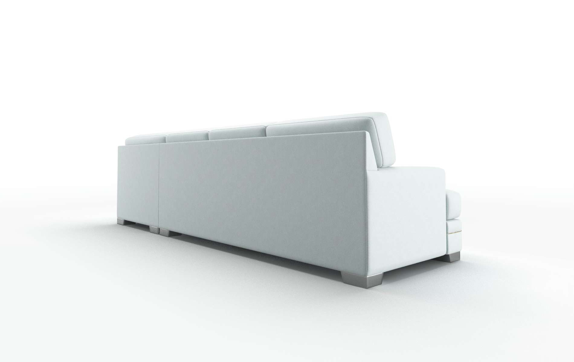 Barcelona Clyde Cornflower Panel metal legs 5