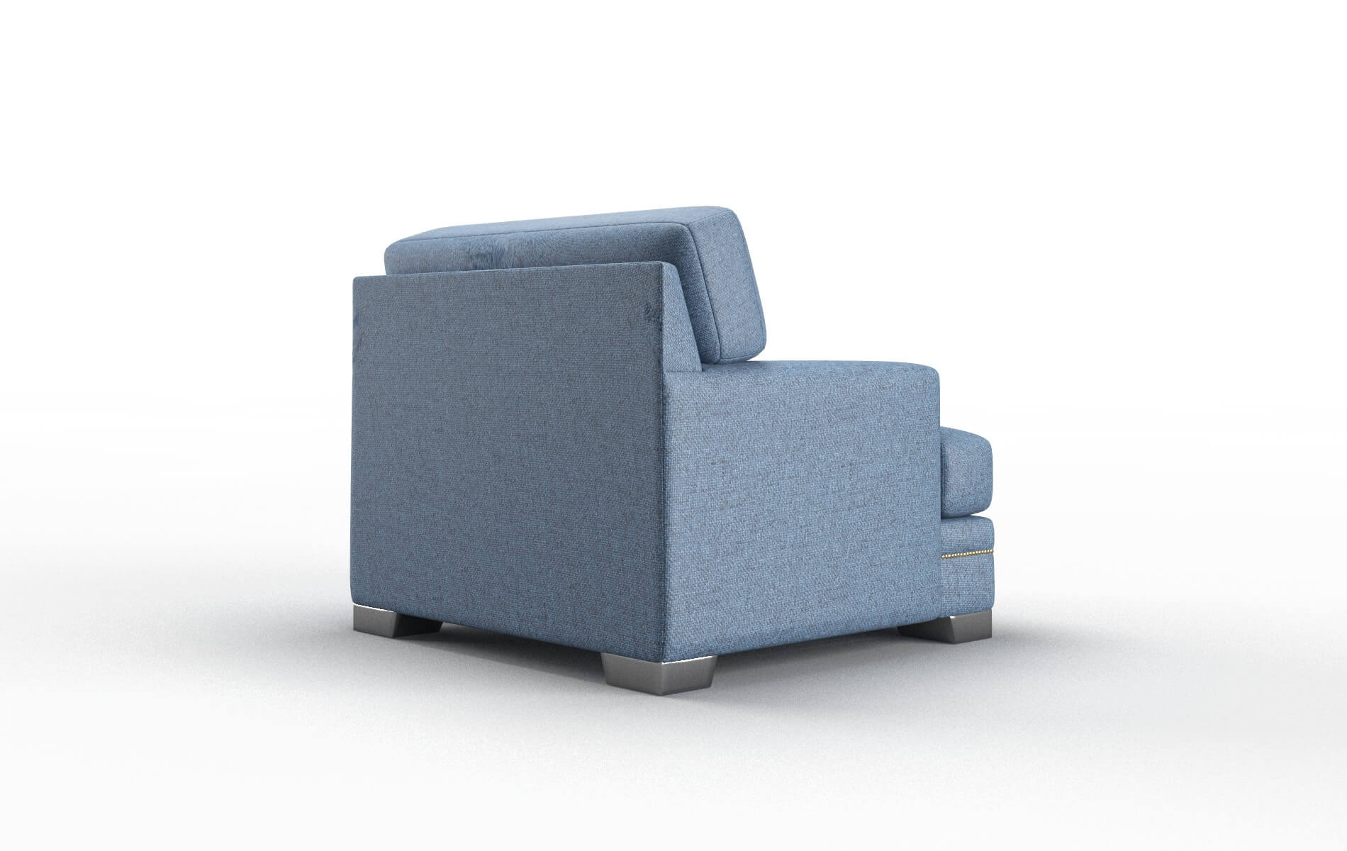 Barcelona Clyde Deep_ocean Chair metal legs 5