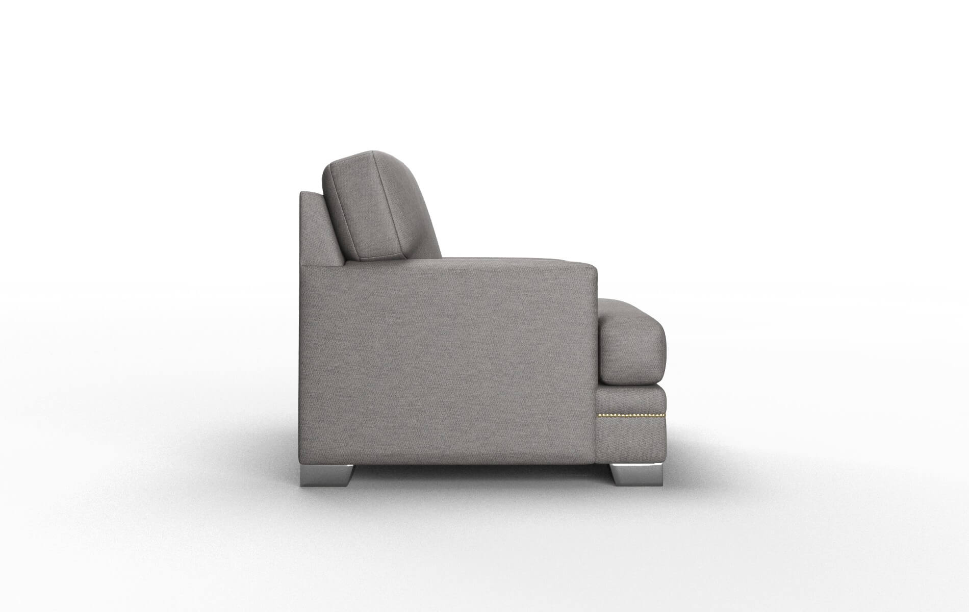 Barcelona Cosmo Charcoal Chair metal legs 3