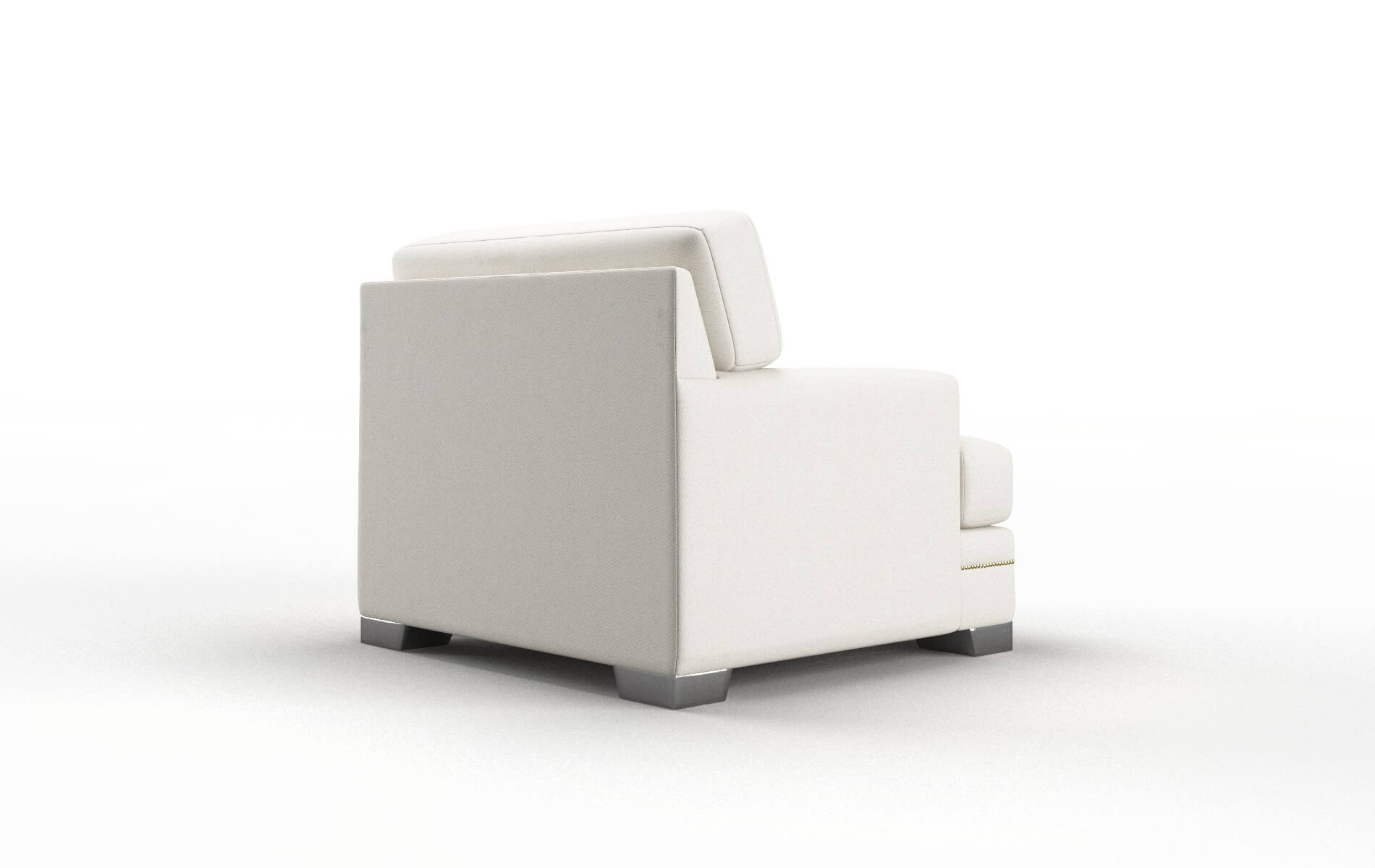 Barcelona Cosmo Ivory Chair metal legs 5