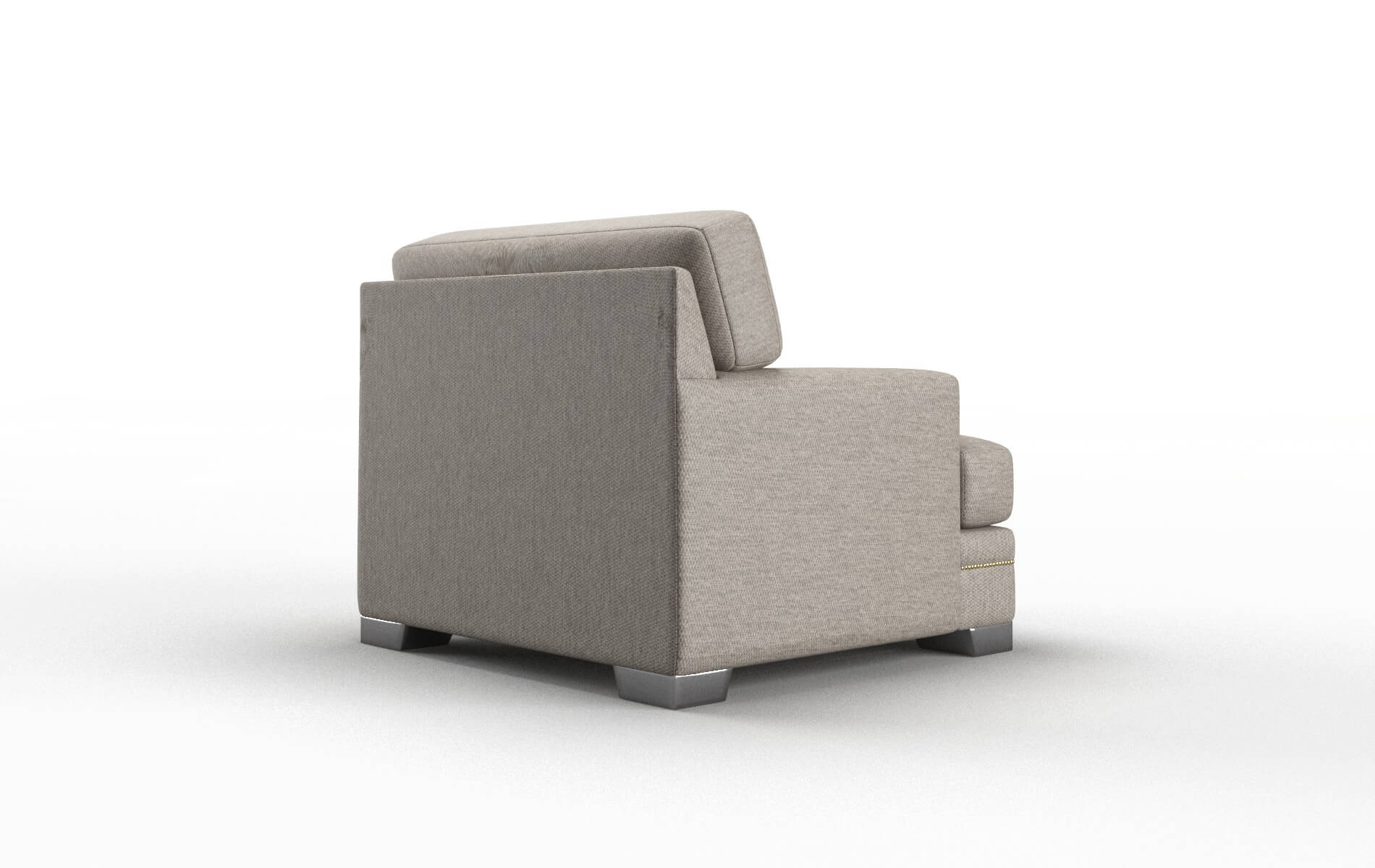 Barcelona Cosmo Taupe Chair metal legs 5