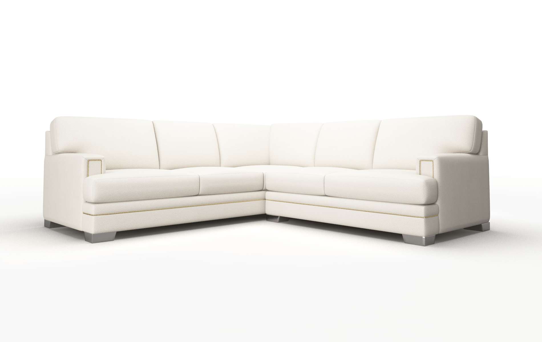 Barcelona Dawson Sand Sectional metal legs 1