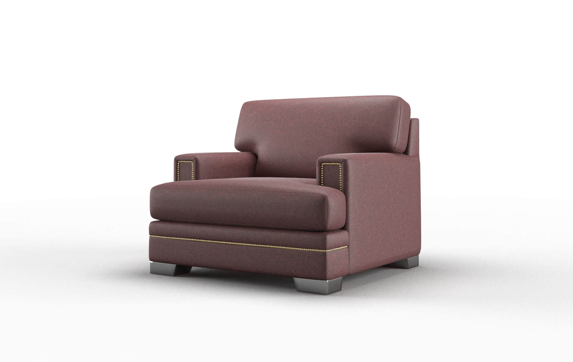 Barcelona Derby Berry Chair metal legs 4