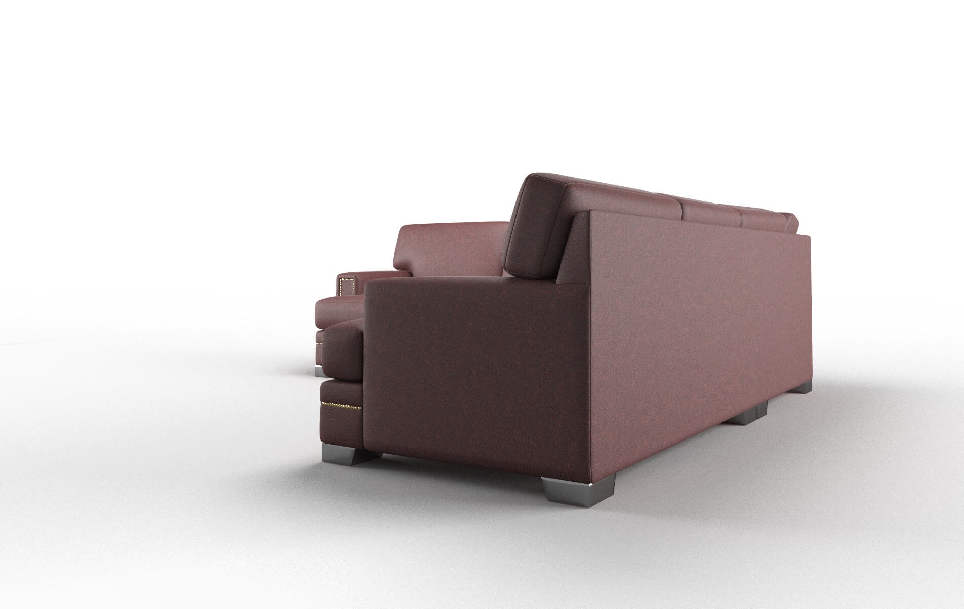 Barcelona Derby Berry Sectional metal legs 4