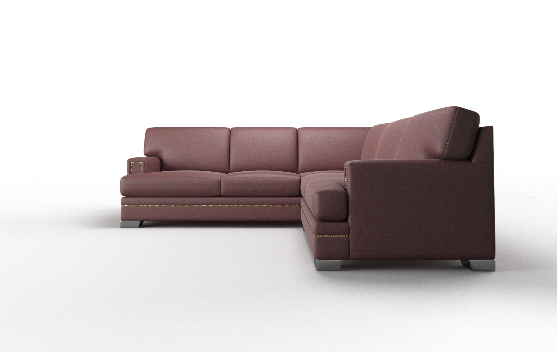 Barcelona Derby Berry Sectional metal legs 5